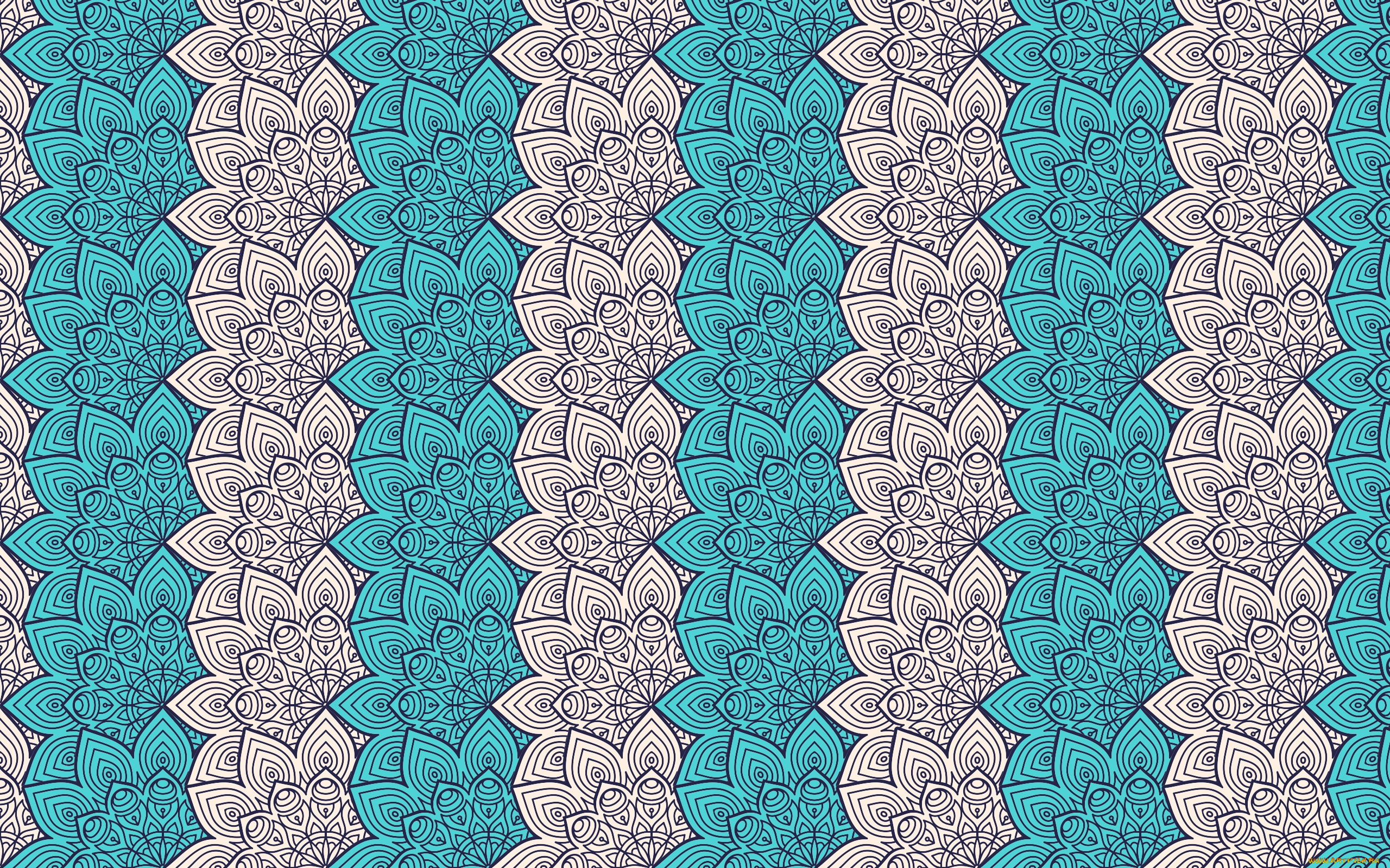 векторная, графика, -графика, , graphics, design, by, visnezh, mandala, floral, pattern, ornament