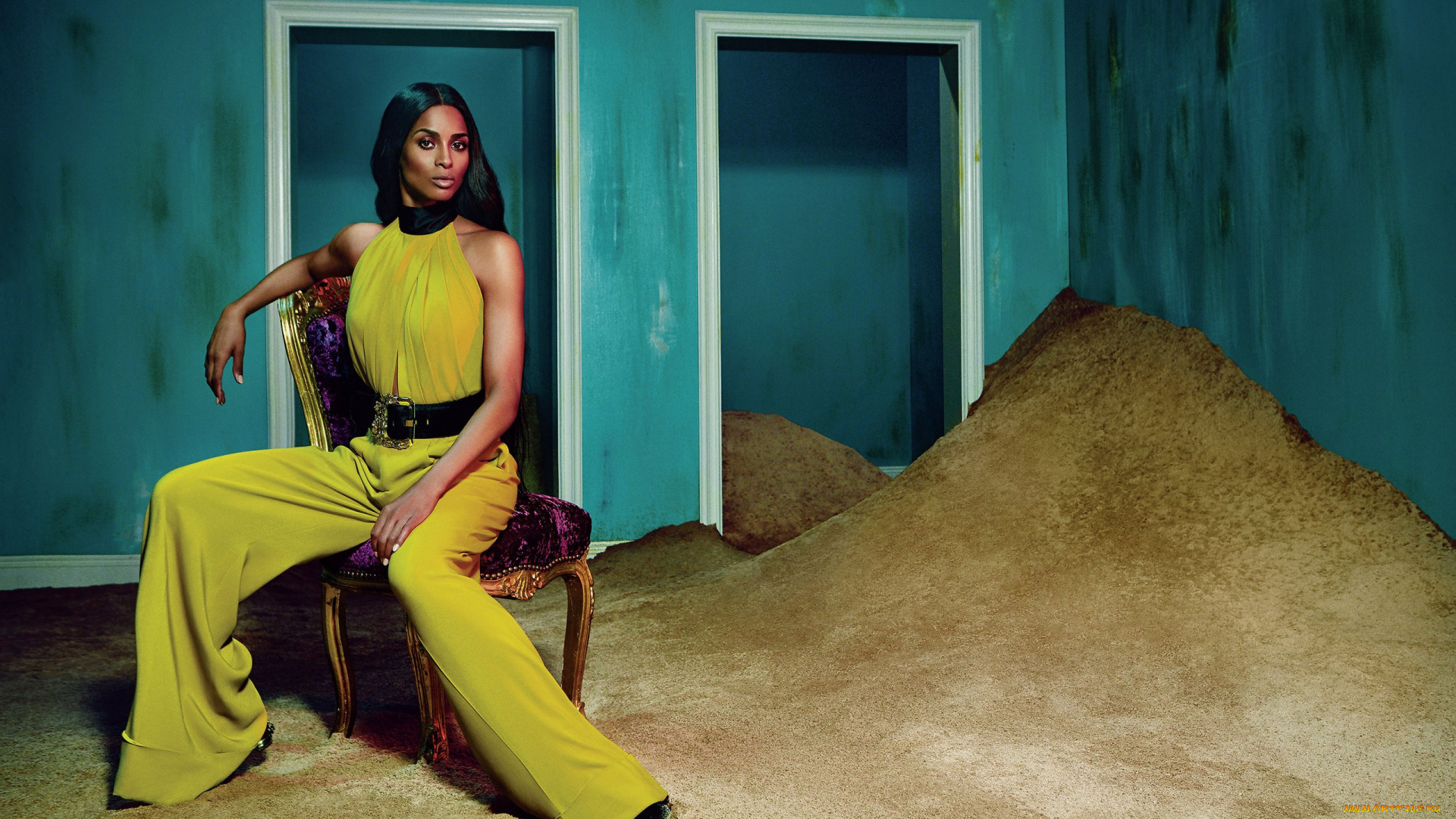 ciara, princess, harris, музыка, ciara, princess, harris, девушка, модель, певица, актриса, мулатка, красавица, красотка, брюнетка, причёска, стройная, сексуальная, взгляд, поза, макияж, темнокожая