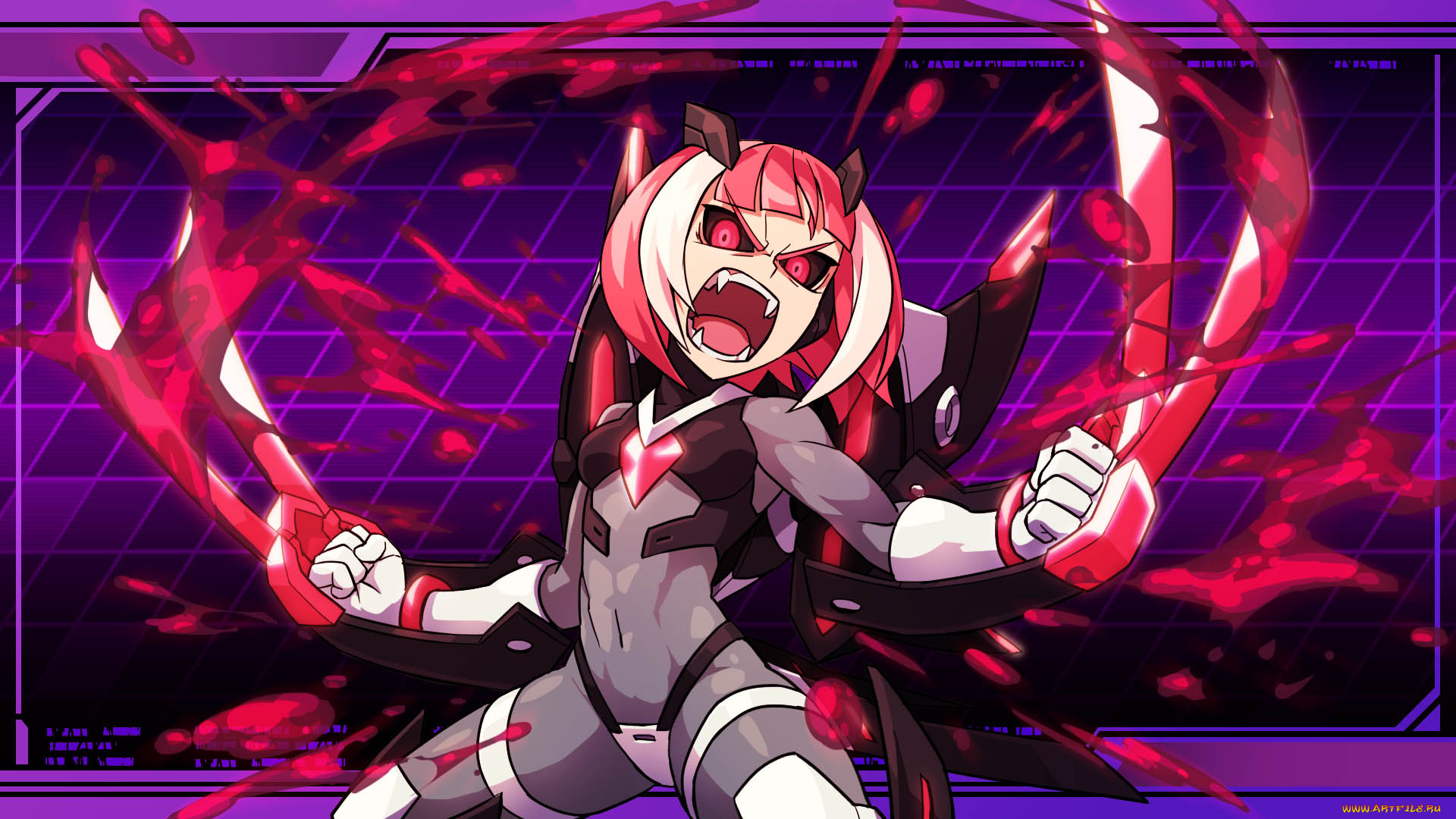 аниме, azure, striker, gunvolt, azure, striker, gunvolt