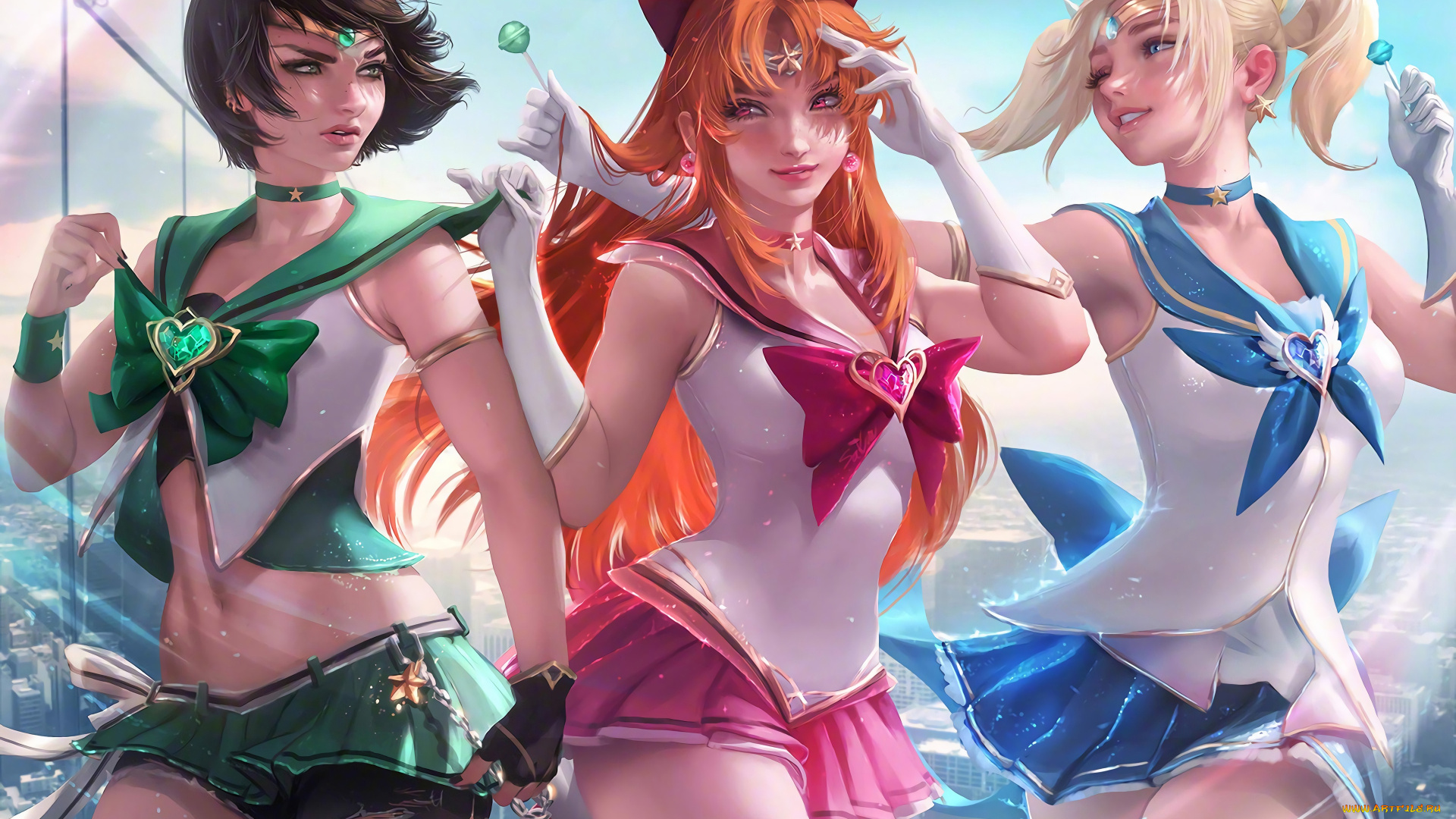 аниме, sailor, moon, girl, sexy, thighhighs, long, hair, anime, beautiful, short, pretty, redhead, cosplay, brunette, blonde, attractive, handsome, seifuku, sailor, moon