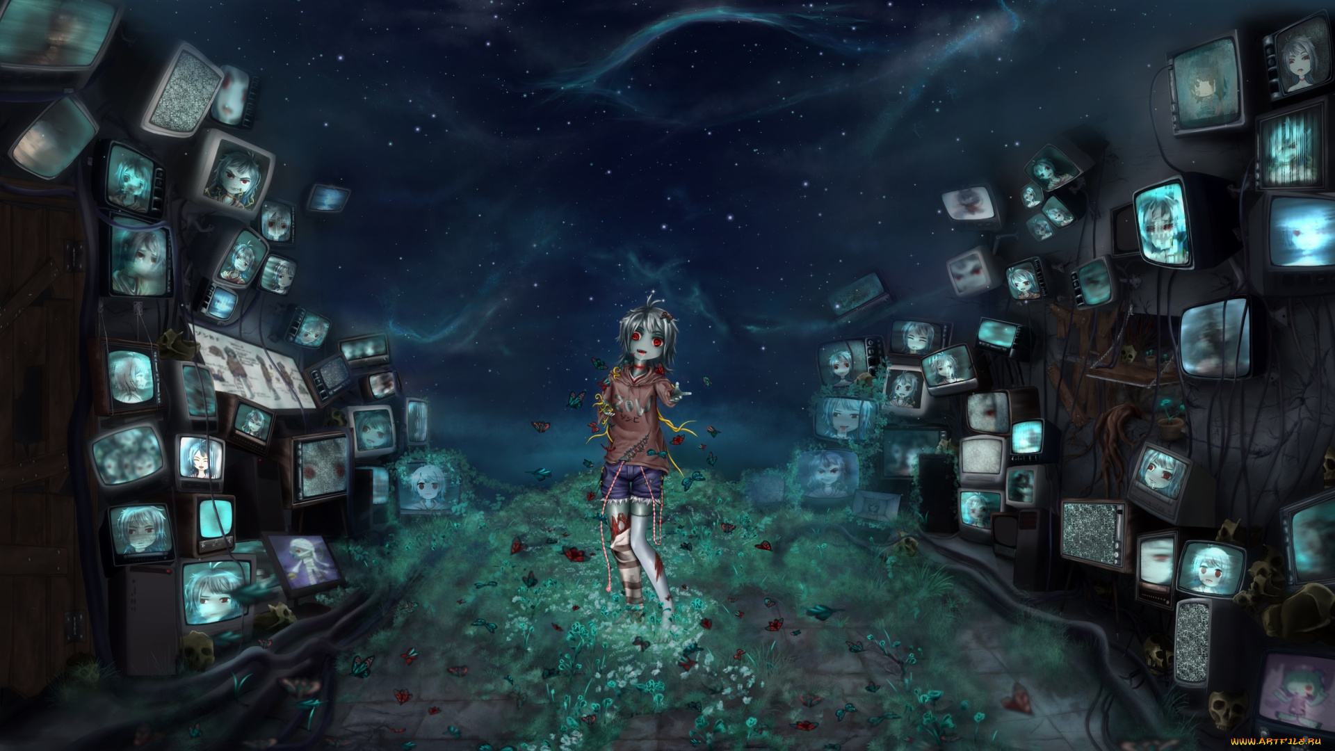 аниме, virtual, youtuber, виртуальный, ютубер