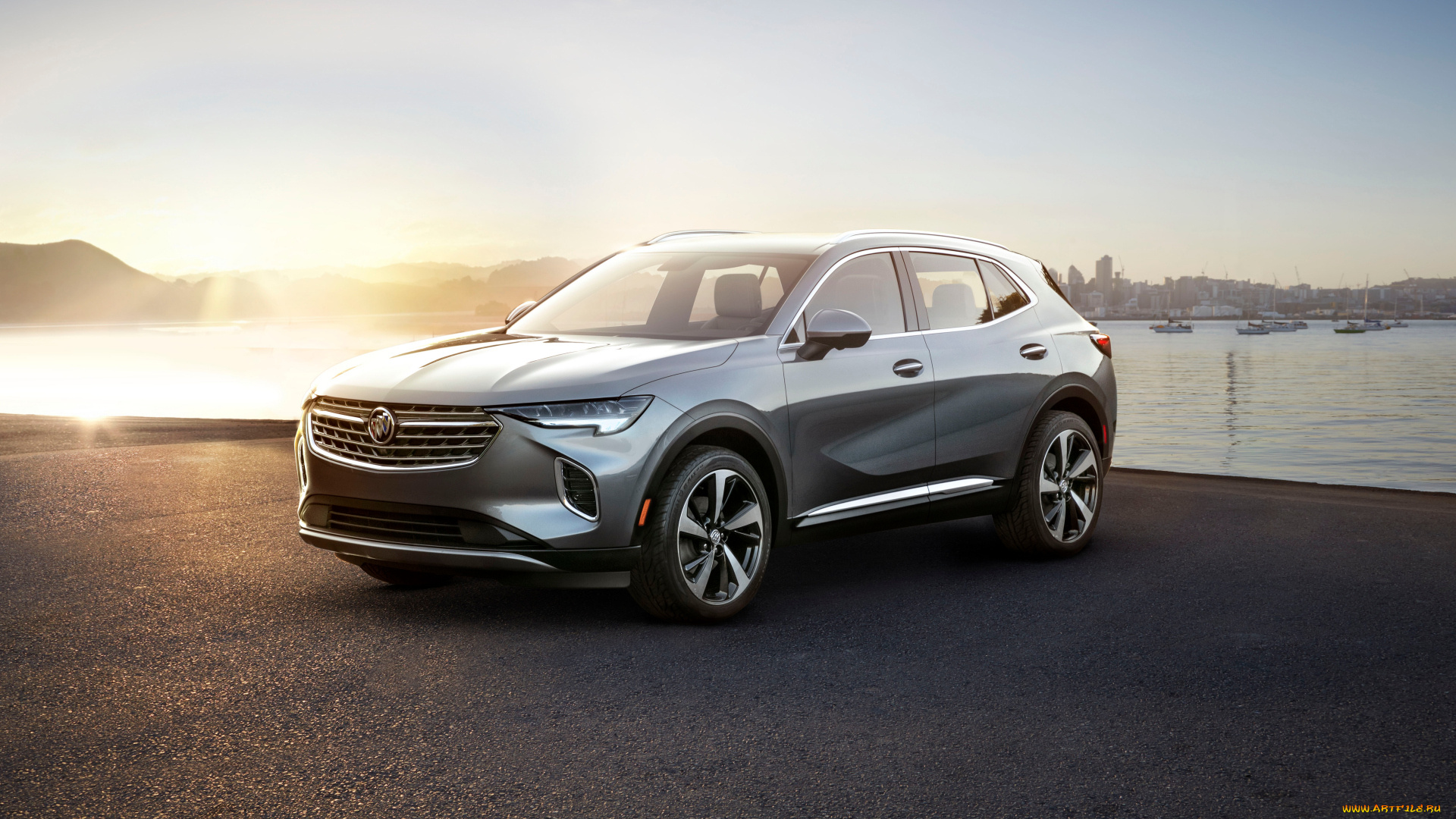 автомобили, buick, envision, 2021, кроссовер, побережье