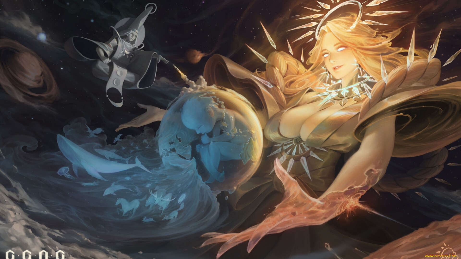 фэнтези, маги, , волшебники, творцы, космос, планеты