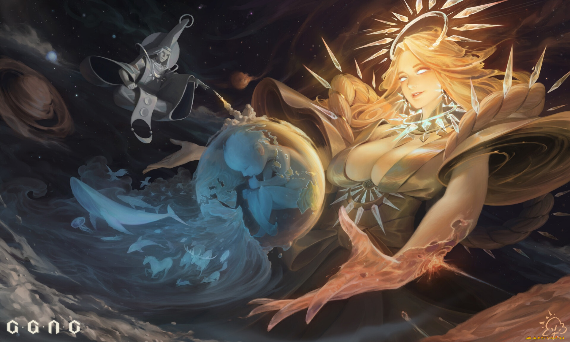 фэнтези, маги, , волшебники, творцы, космос, планеты