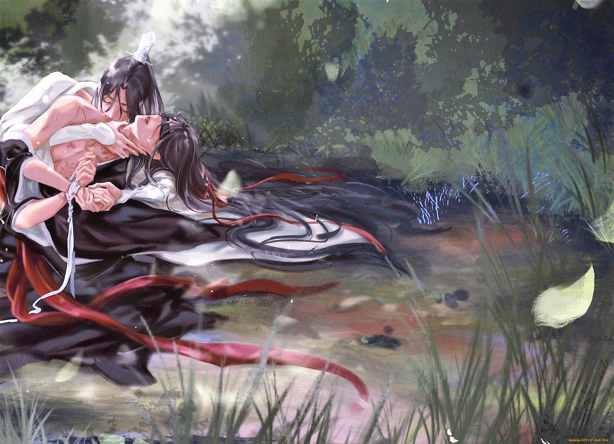 аниме, mo, dao, zu, shi, вэй, усянь, лань, ванцзи