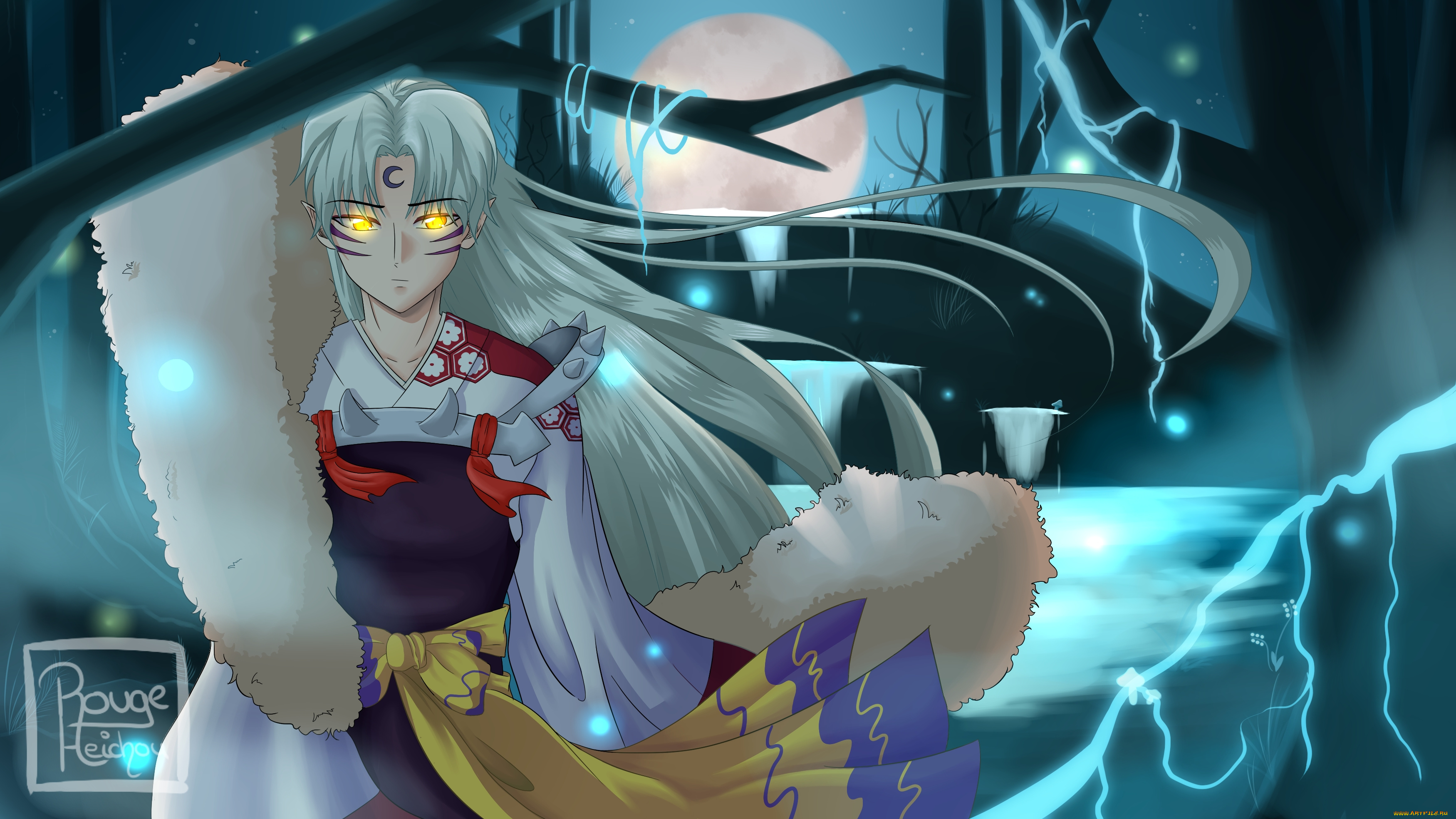 аниме, inuyasha, сешоумару