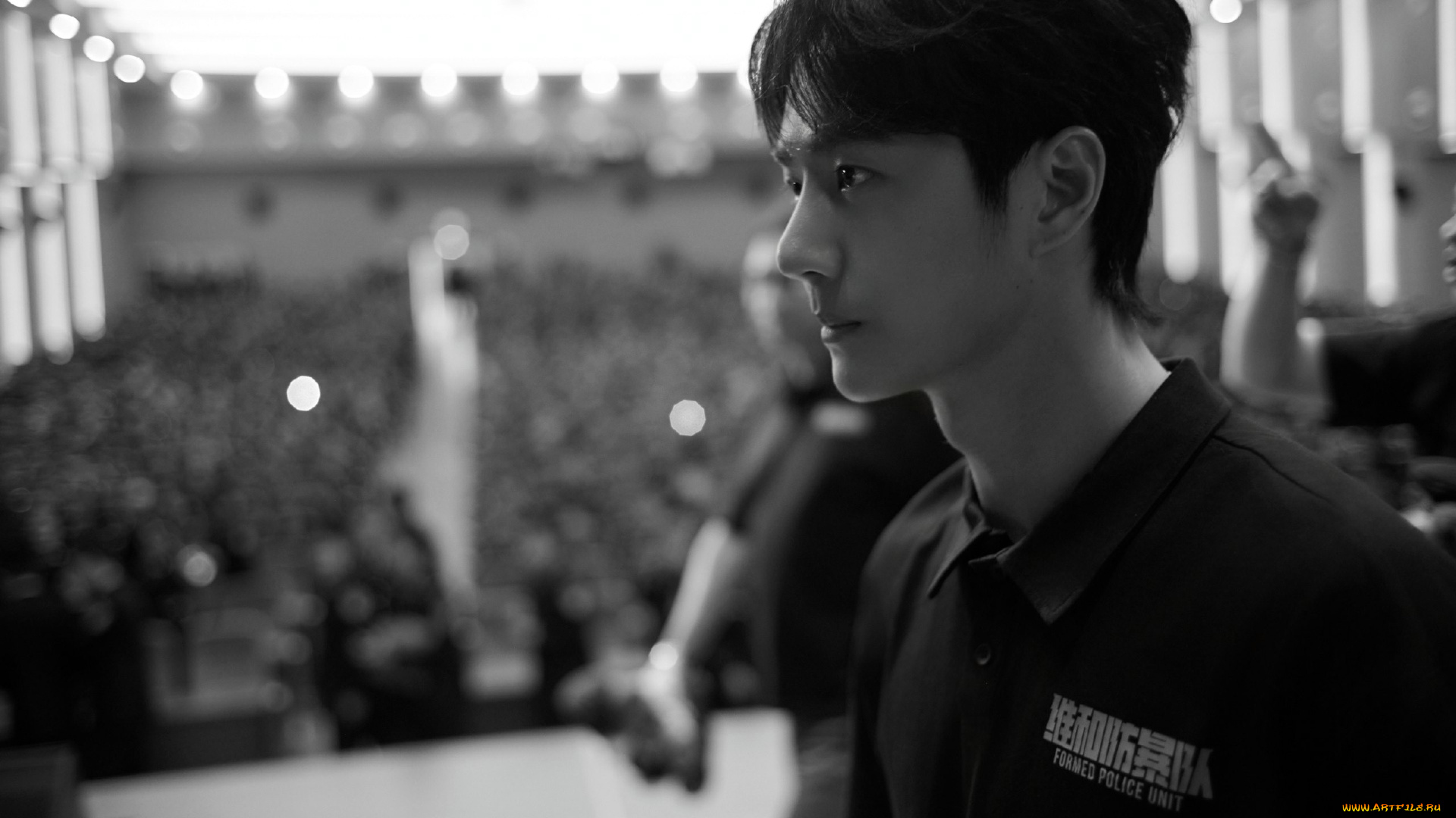 мужчины, wang, yi, bo, актер, футболка, люди