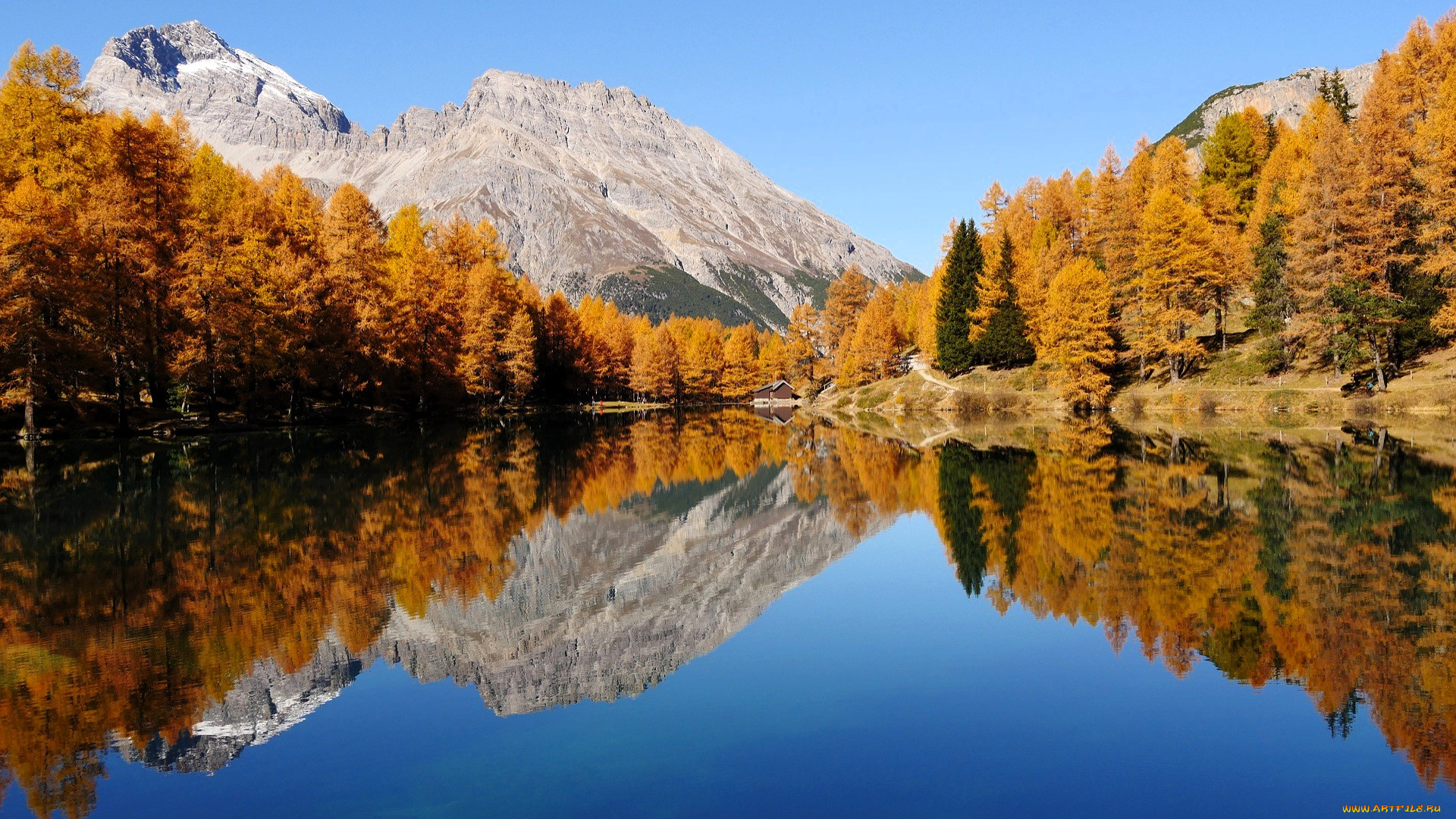 природа, реки, озера, горы, лес, осень, озеро