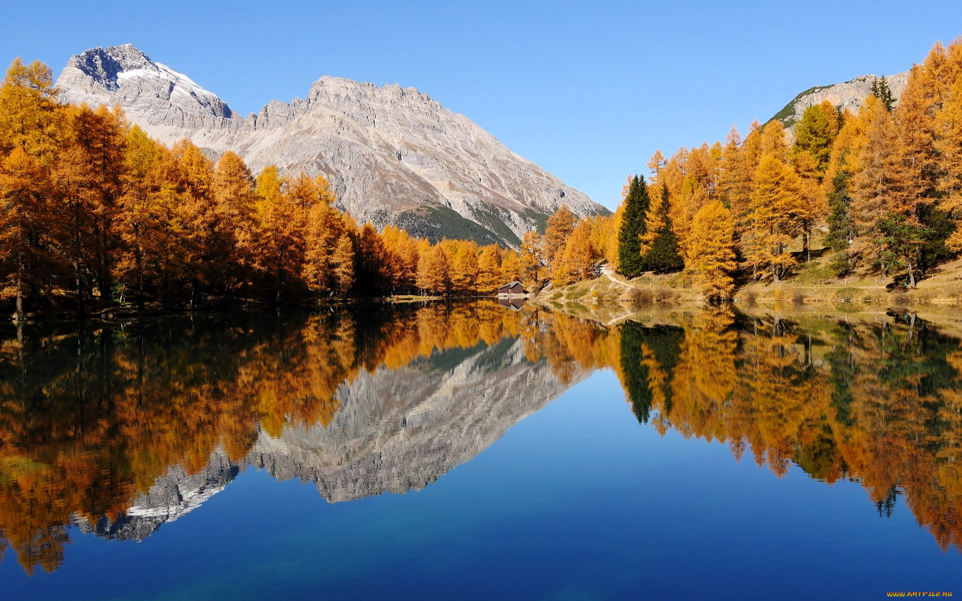 природа, реки, озера, горы, лес, осень, озеро