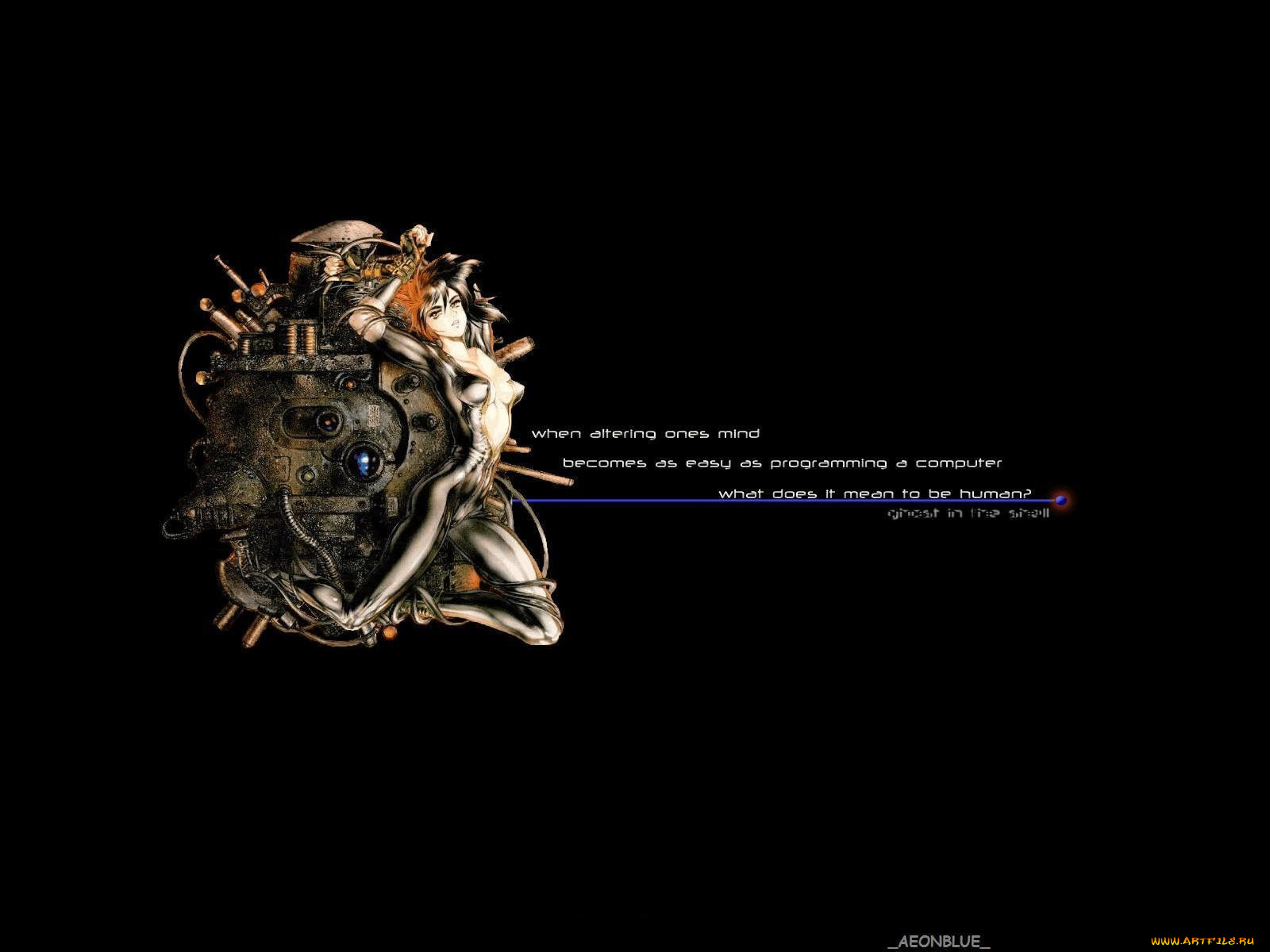 аниме, ghost, in, the, shell