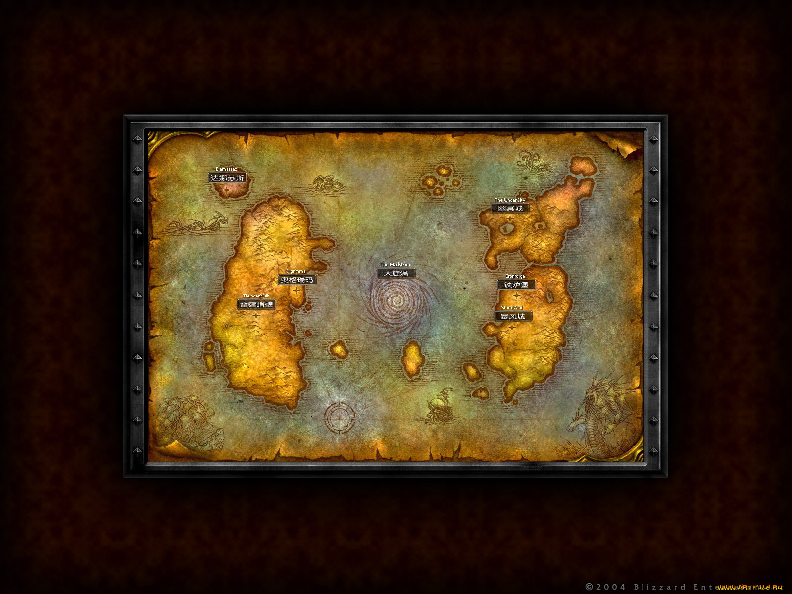 world, map, видео, игры, of, warcraft