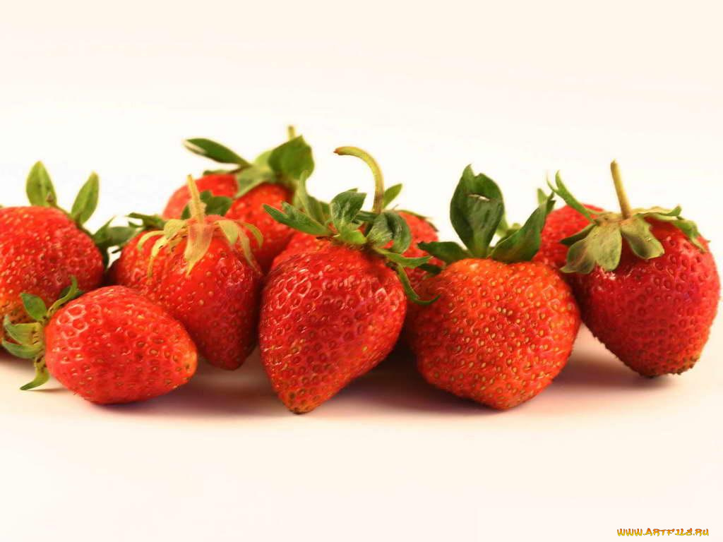 еда, клубника, земляника