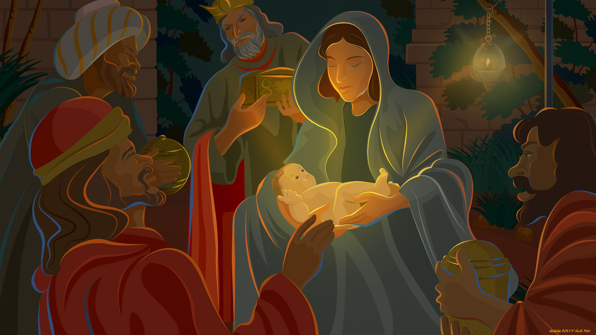 рисованные, люди