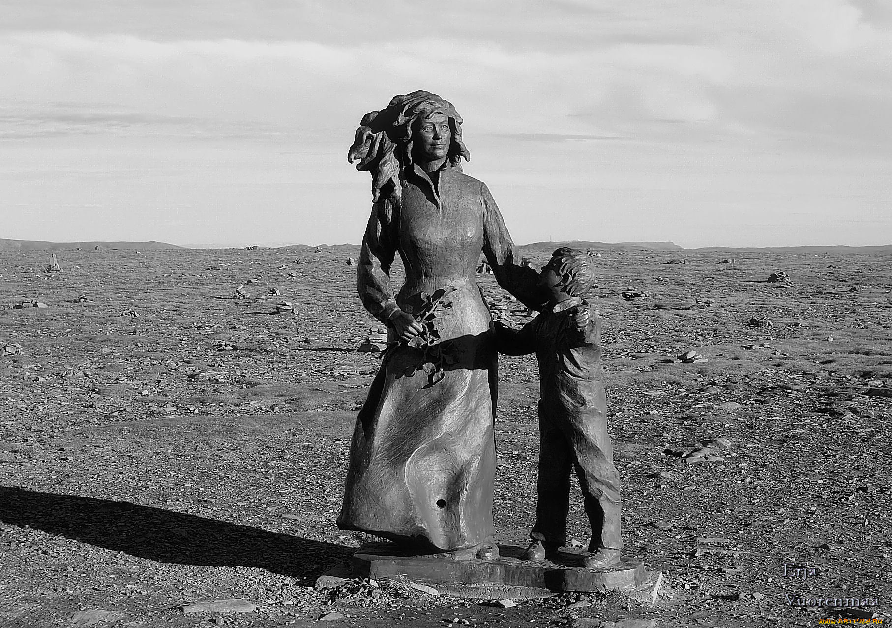 города, памятники, скульптуры, арт, объекты, ребёнок, мать, скульптура