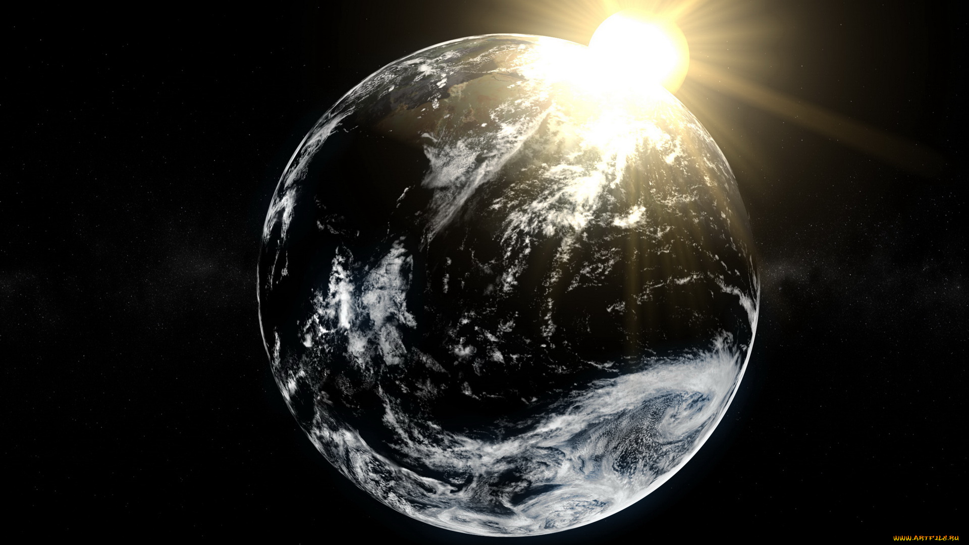 космос, арт, планета