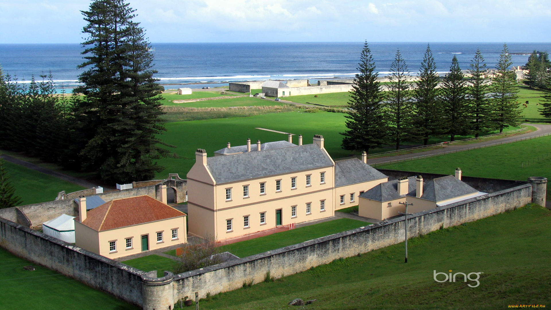 разное, сооружения, постройки, дом, забор, море