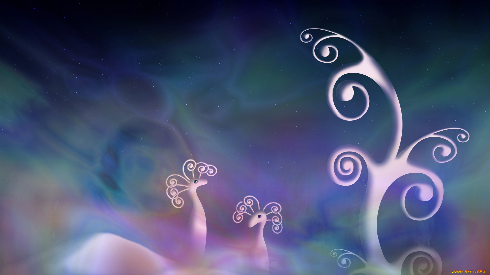 векторная, графика, узор