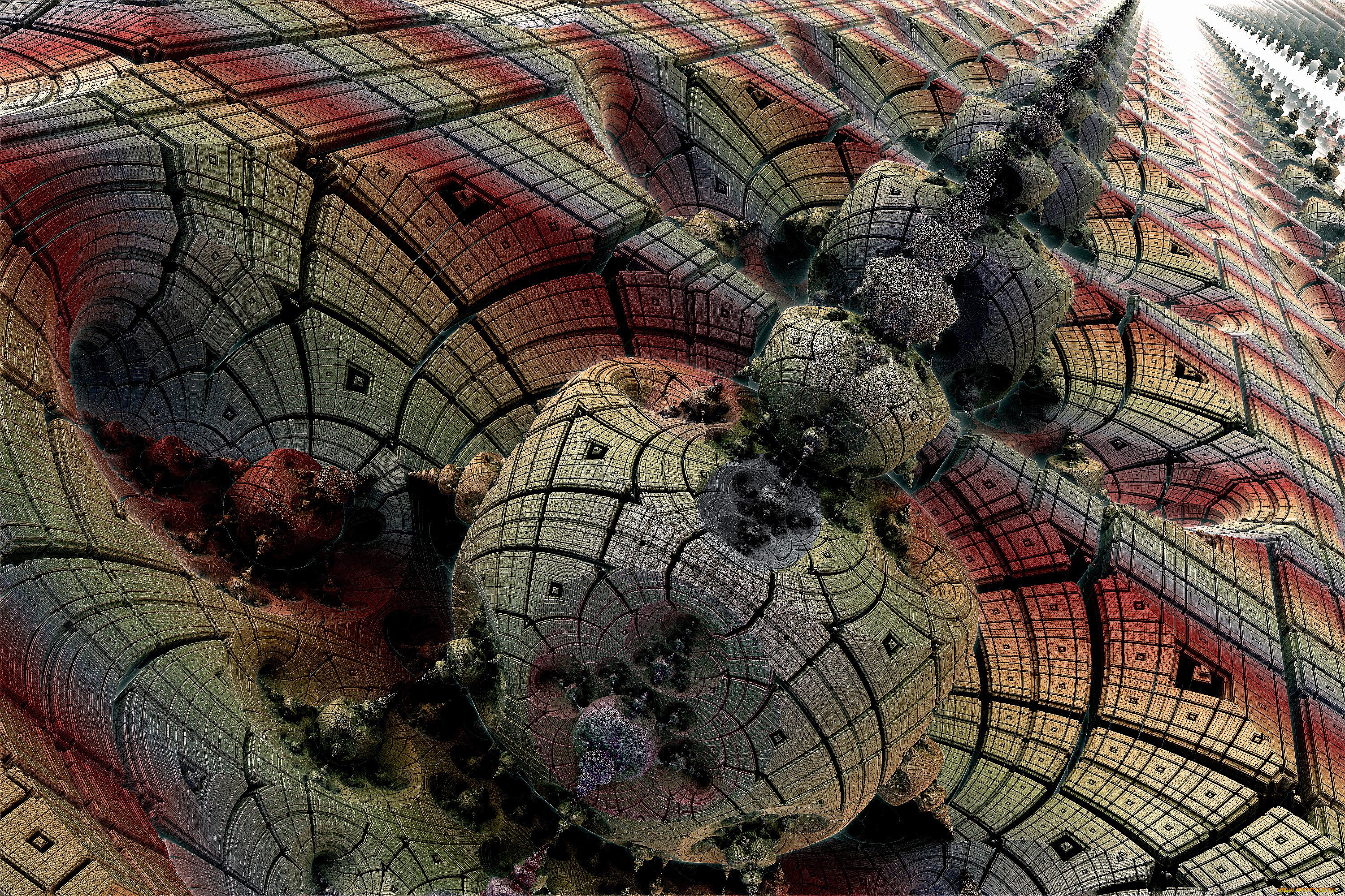 3д, графика, fractal, фракталы, узор, абстракция