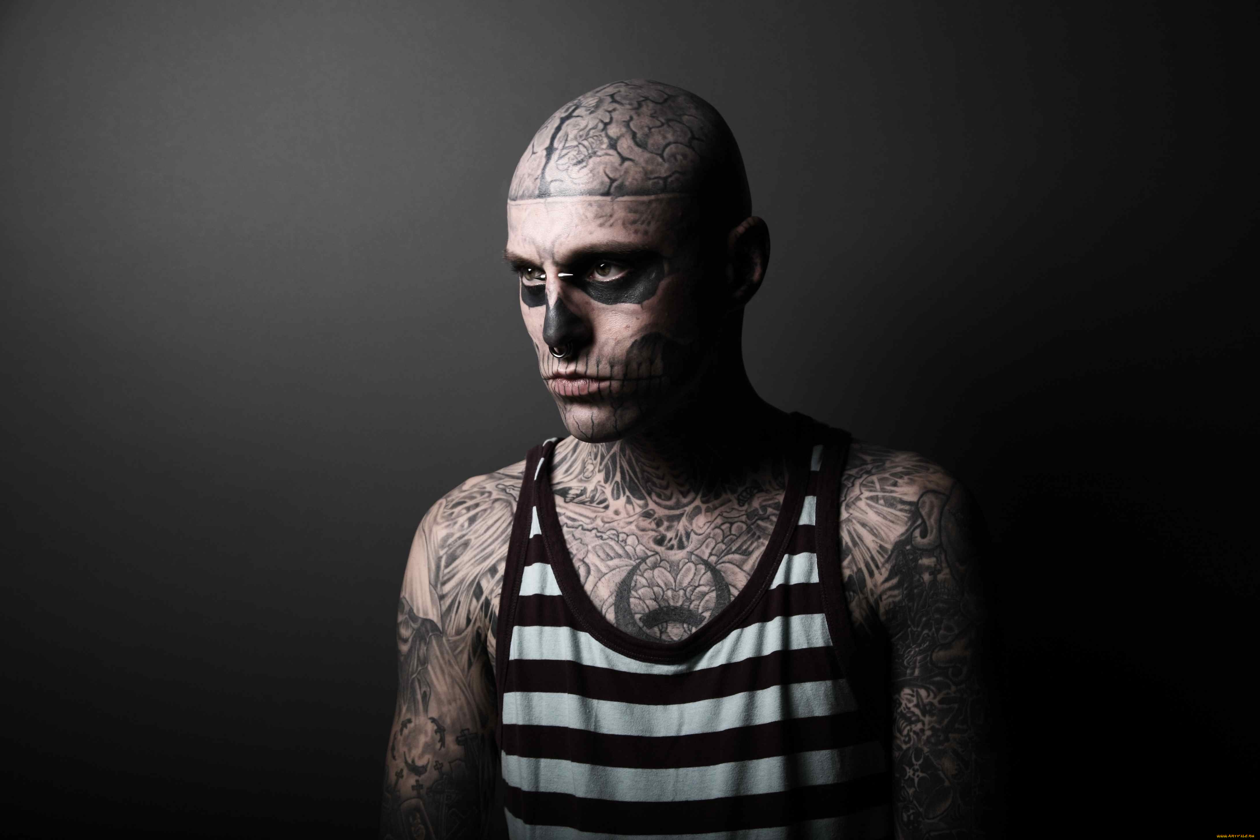 rick, genest, rico, the, zombie, мужчины, тату