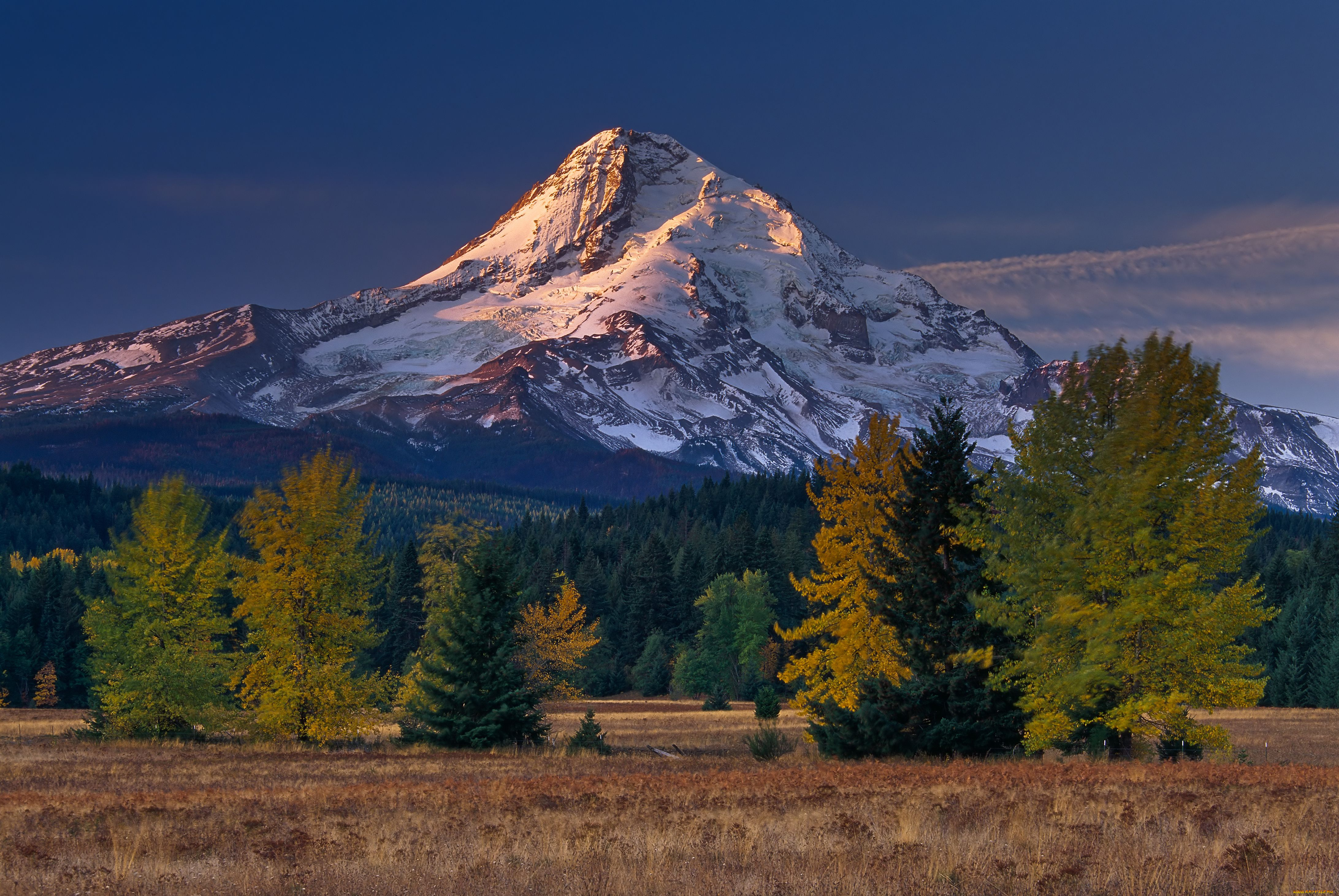 природа, горы, пейзаж, деревья