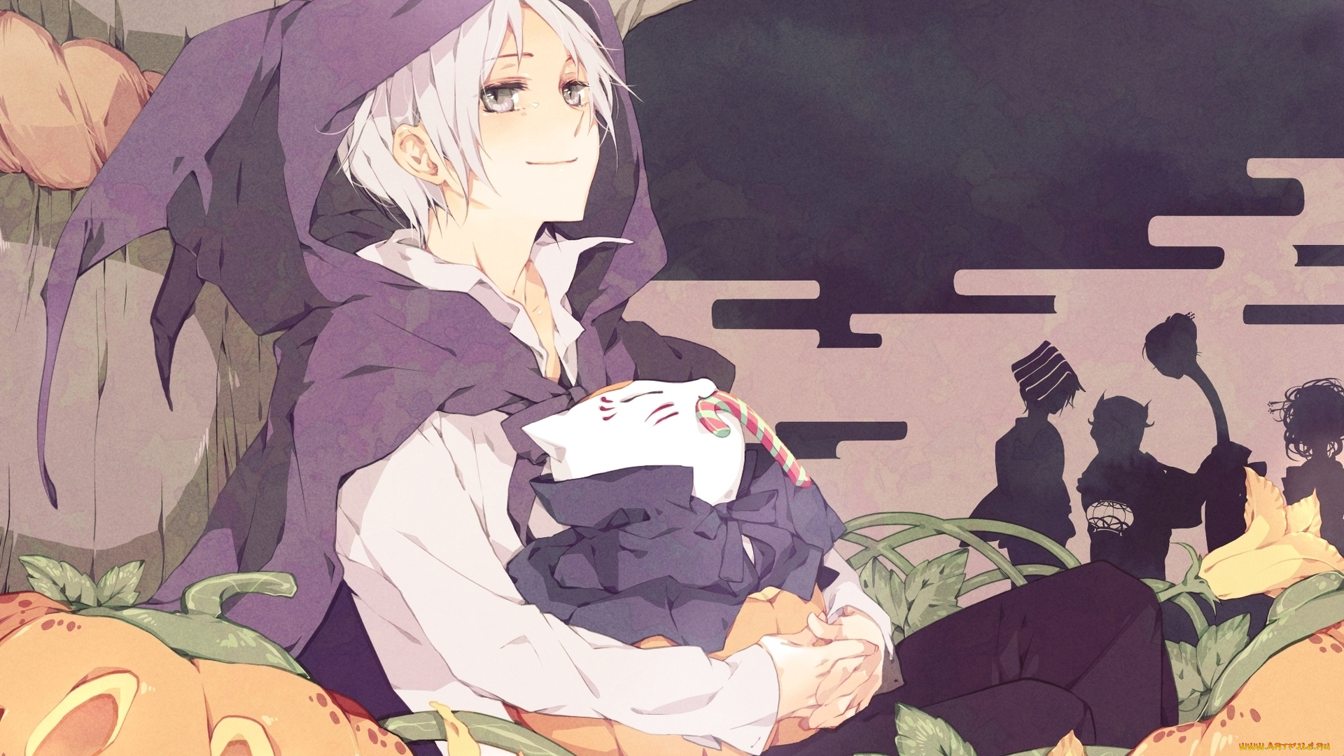 аниме, natsume, yuujinchou, madara, takashi, парень, глаза, волосы