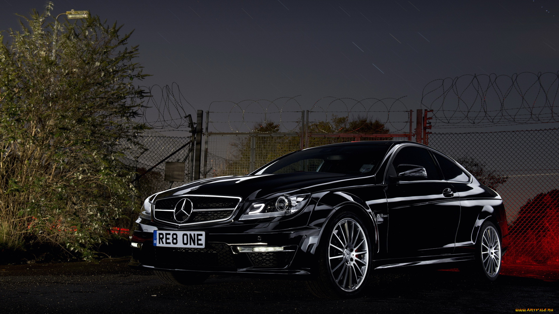 автомобили, mercedes, benz, c63, amg, coupe, black