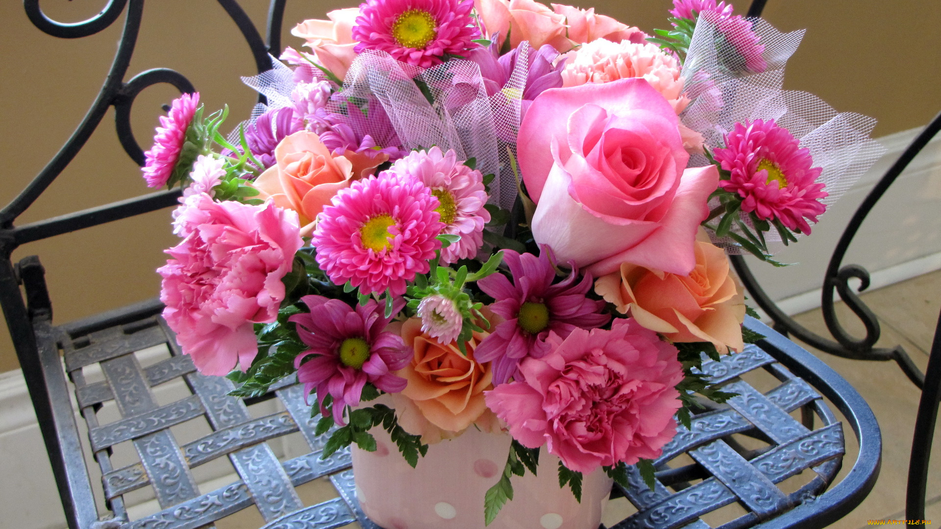 цветы, букеты, композиции, букет, астры, розы