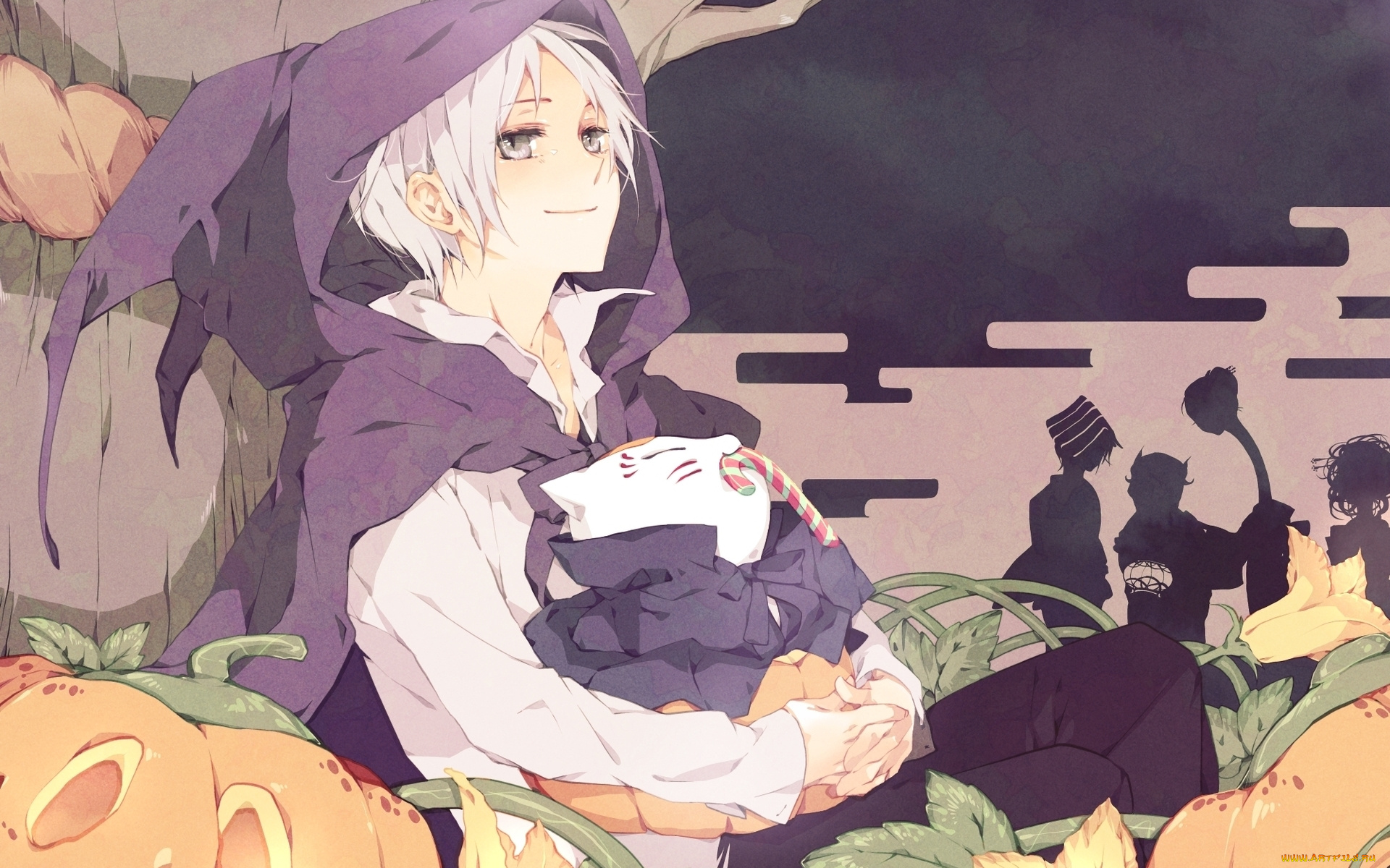 аниме, natsume, yuujinchou, madara, takashi, парень, глаза, волосы