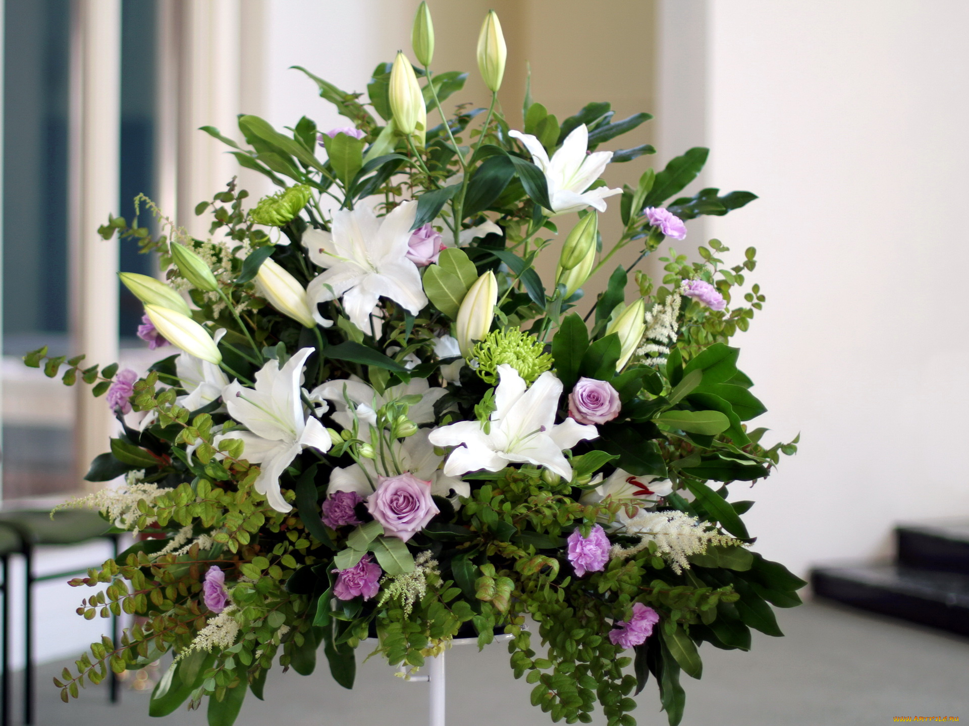 цветы, букеты, композиции, букет, розы, лилии