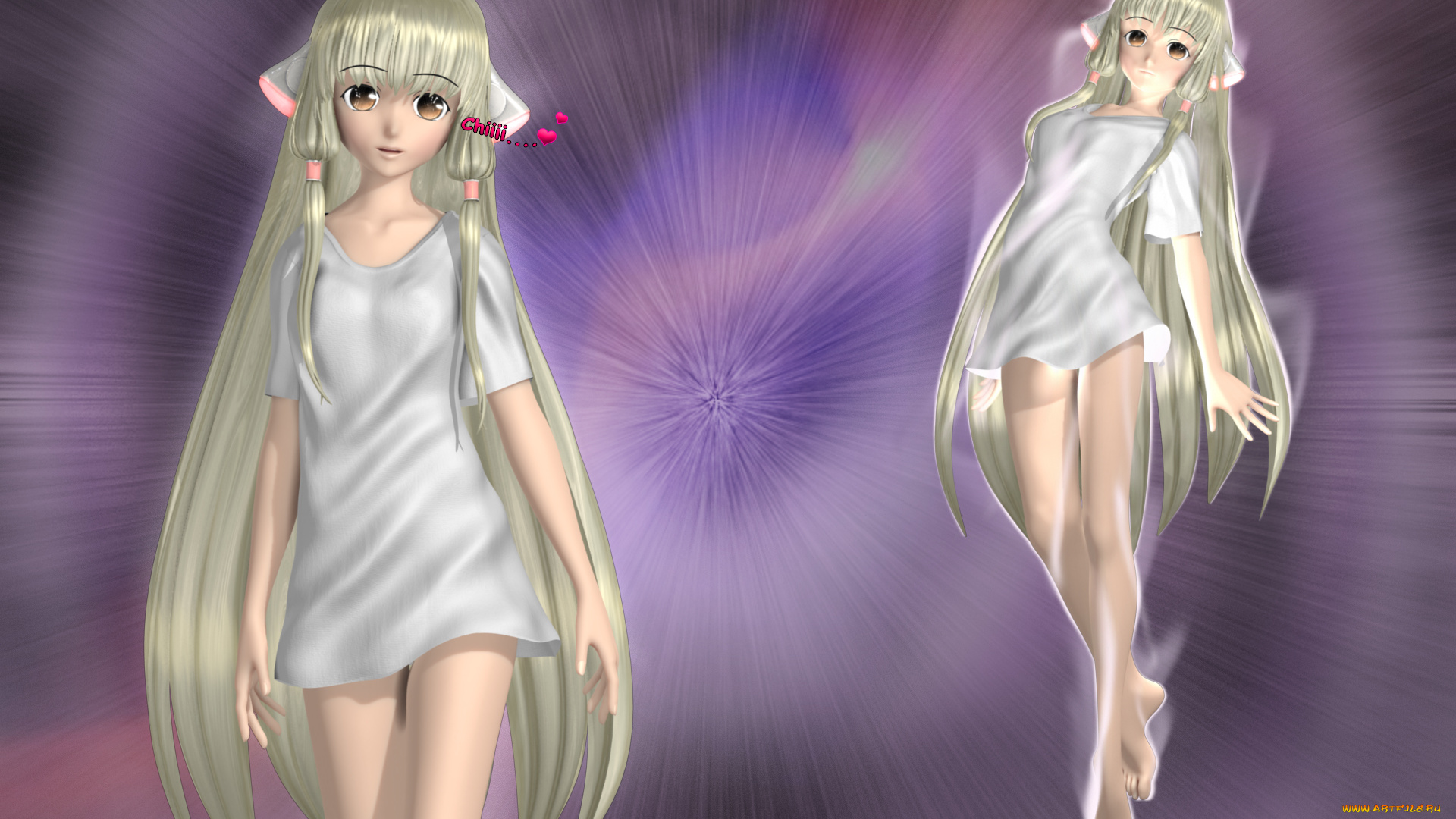 3д, графика, anime, аниме, девушки