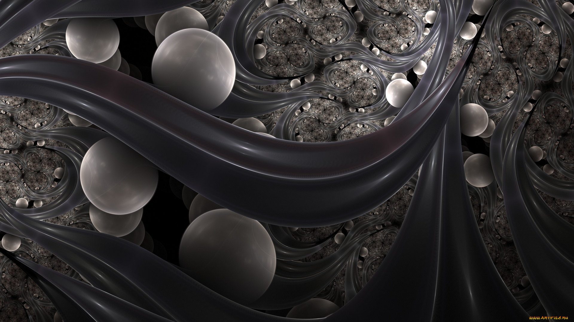 3д, графика, fractal, фракталы, цвета, узор, фон