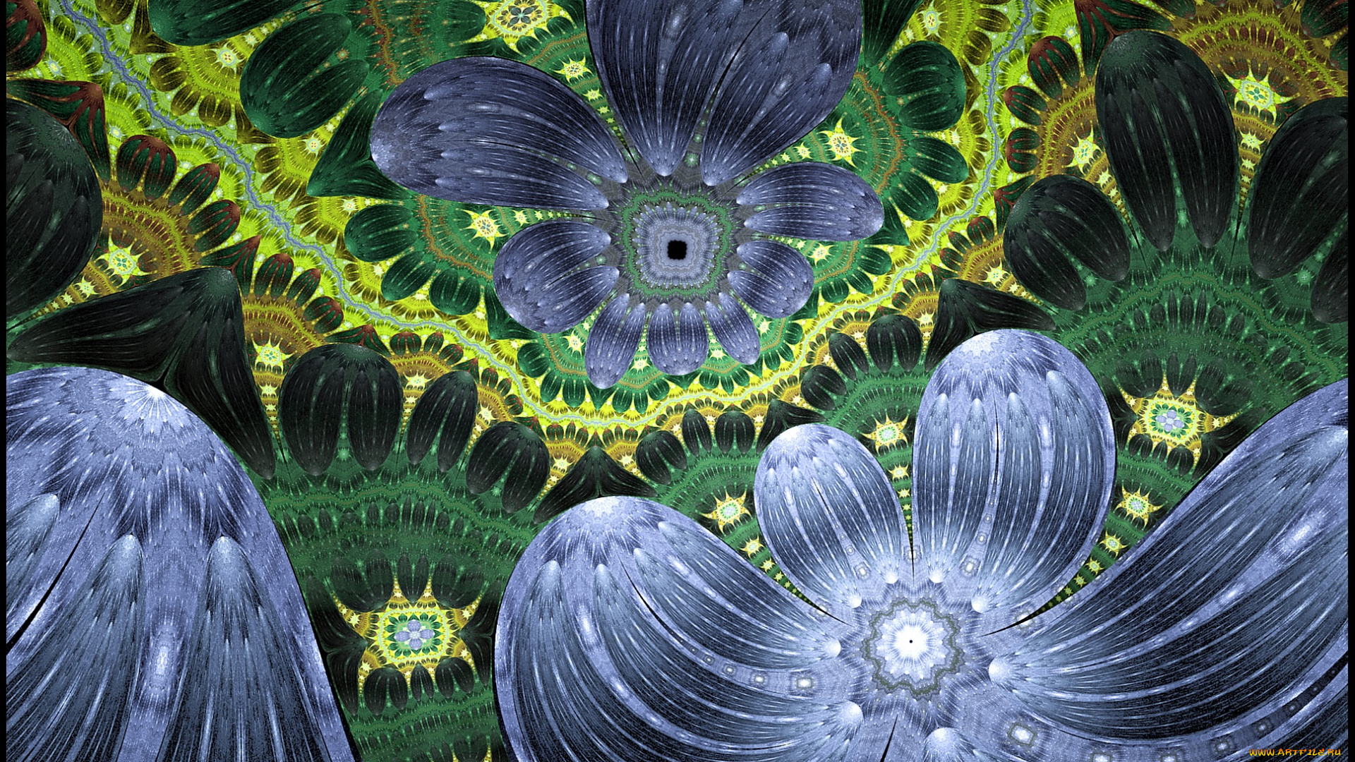 3д, графика, fractal, фракталы, фон, цвета, узор