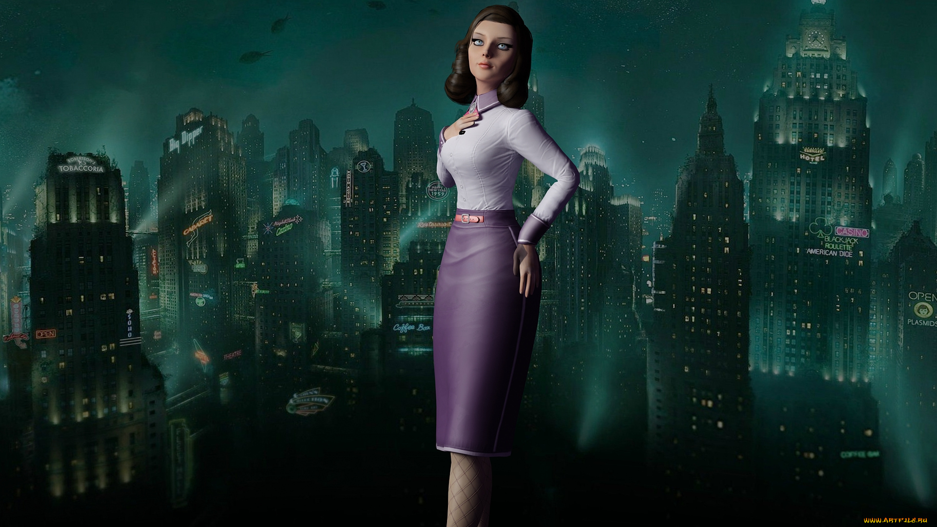 3д, графика, people, люди, девушка, город