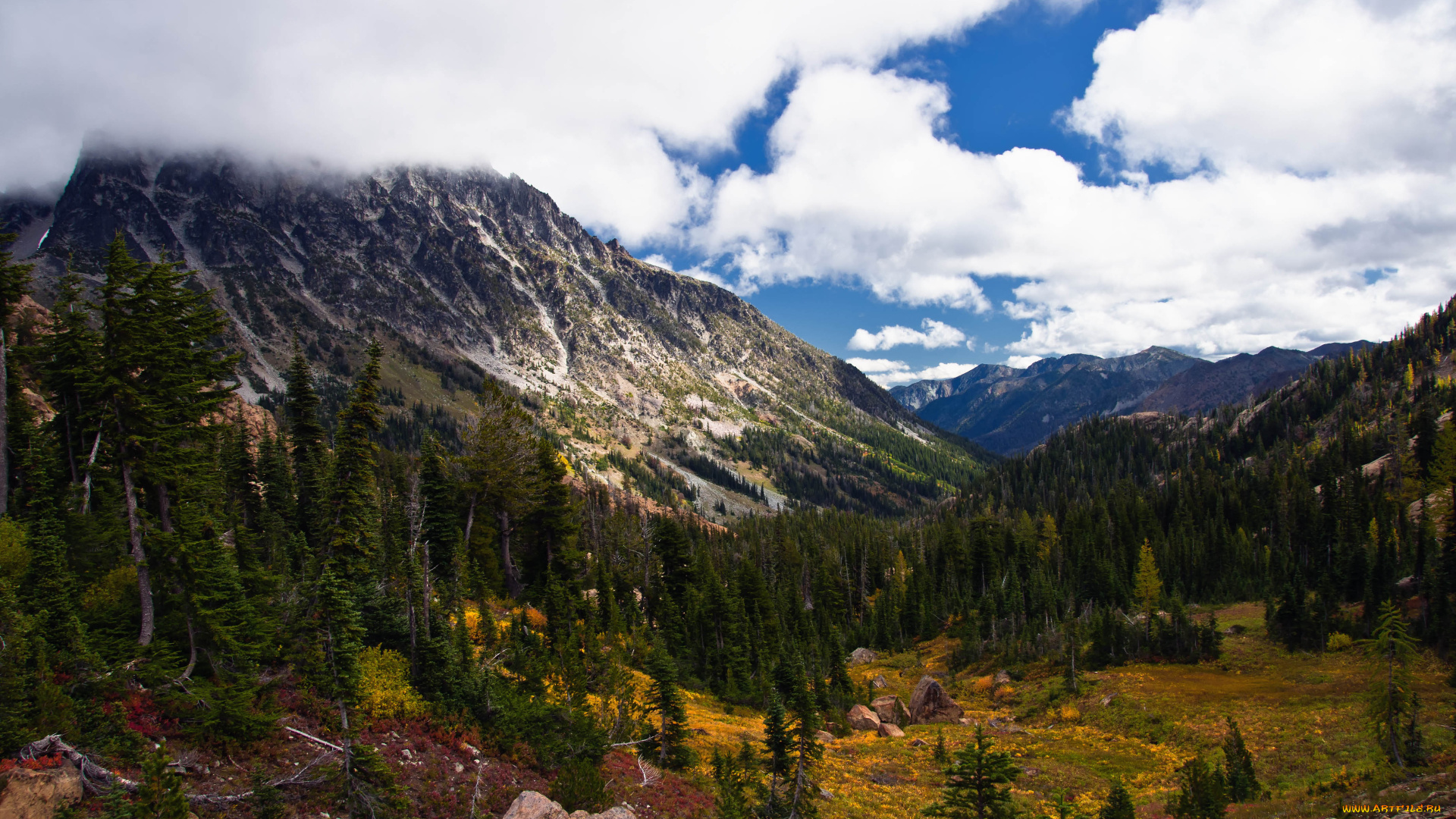 природа, горы, америка