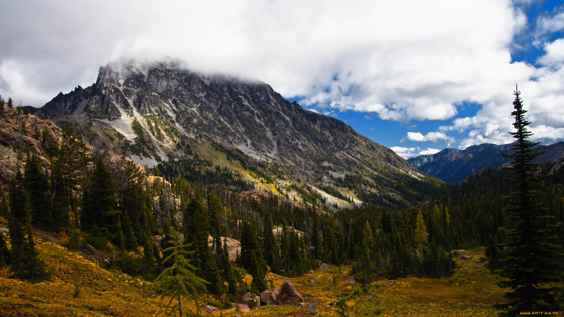 природа, горы, горное, плато