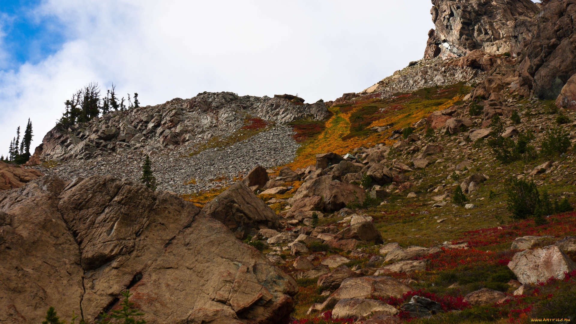 природа, горы, камни