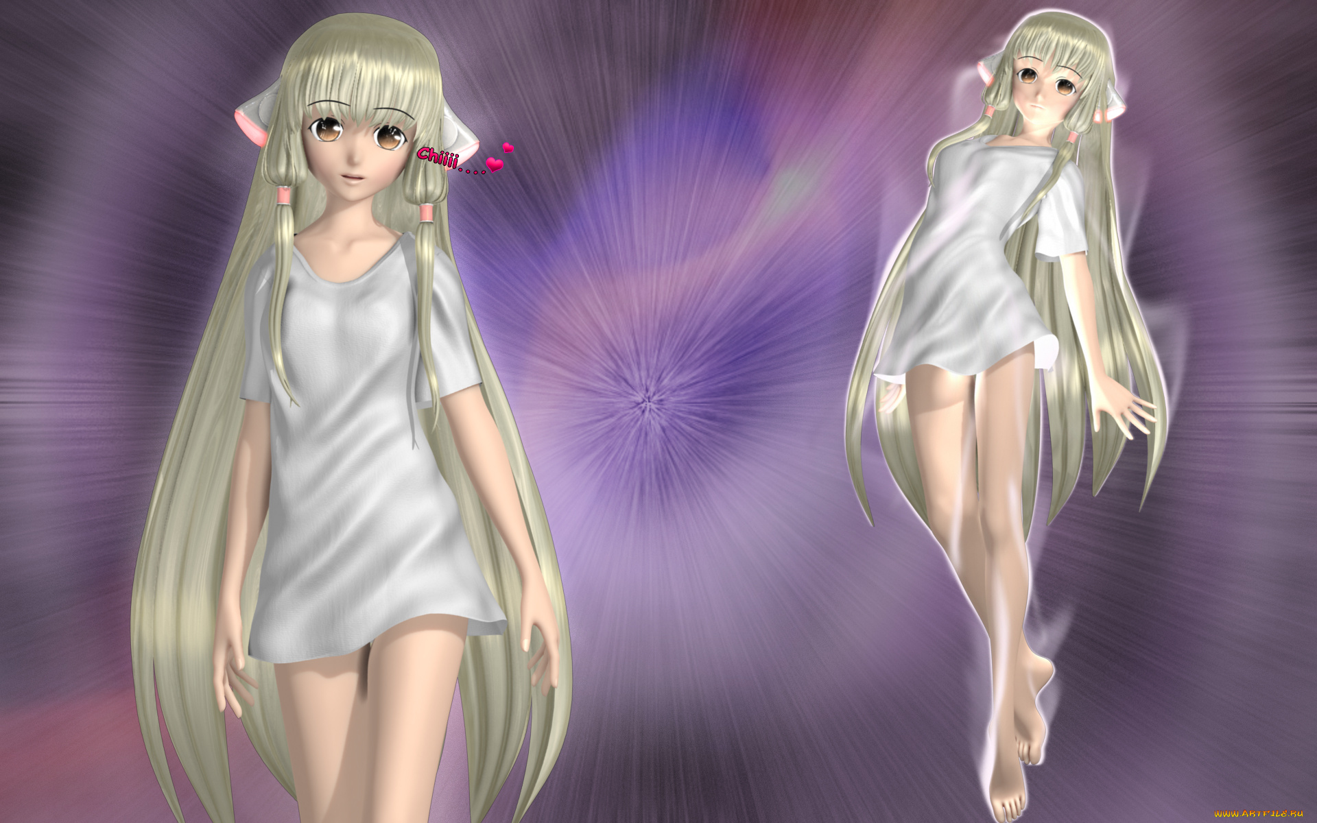 3д, графика, anime, аниме, девушки