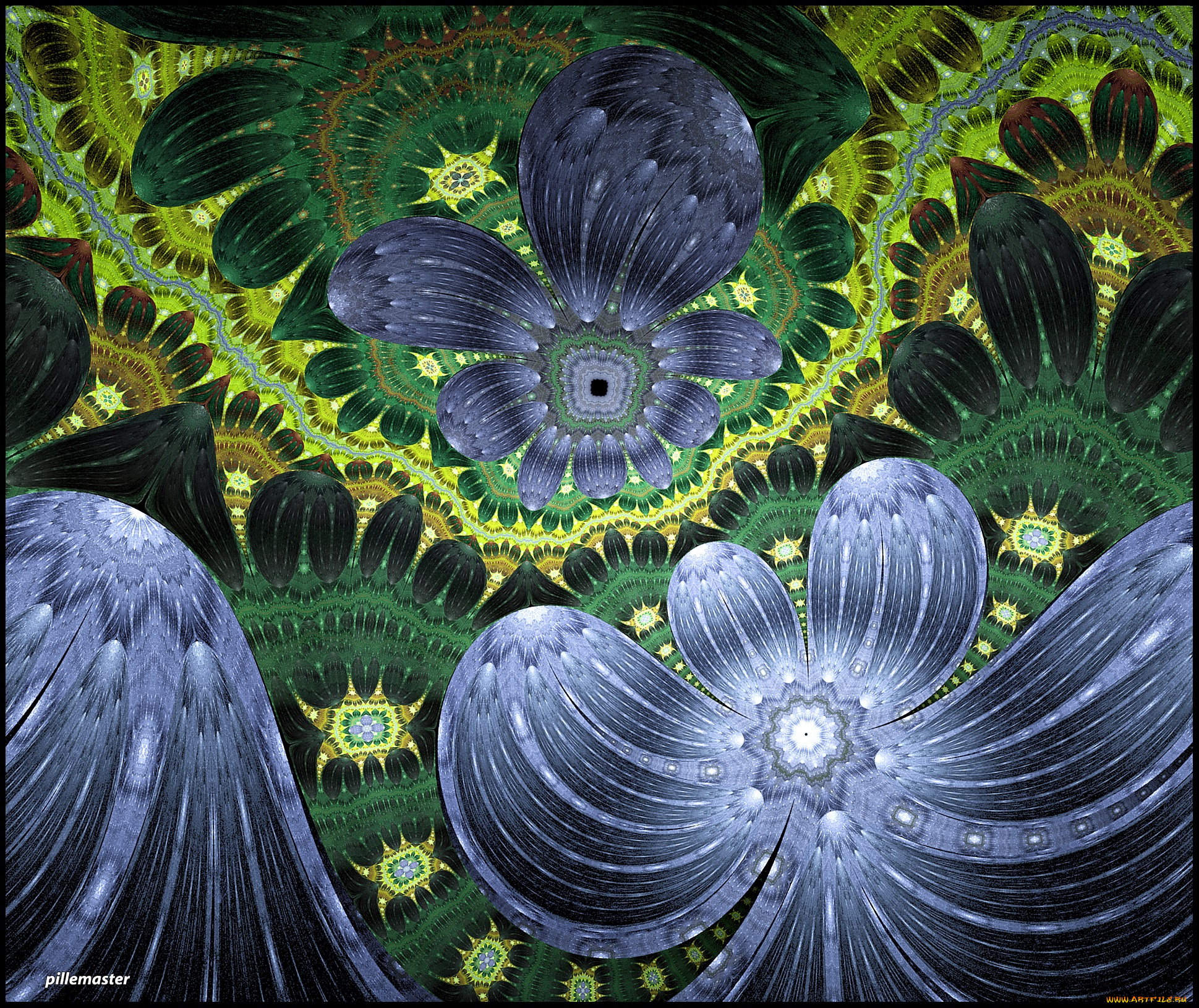 3д, графика, fractal, фракталы, фон, цвета, узор