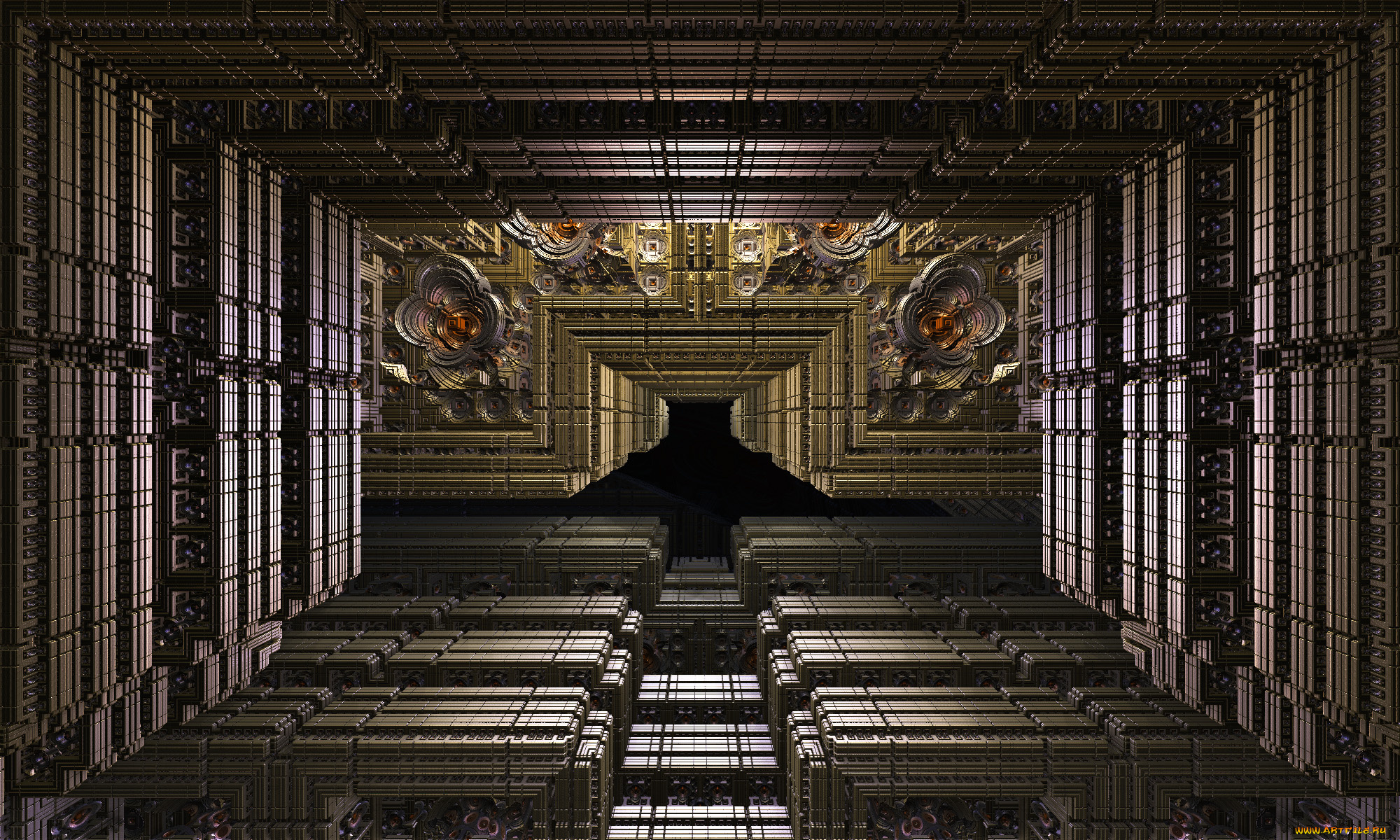 3д, графика, fractal, фракталы, фон, цвета, узор