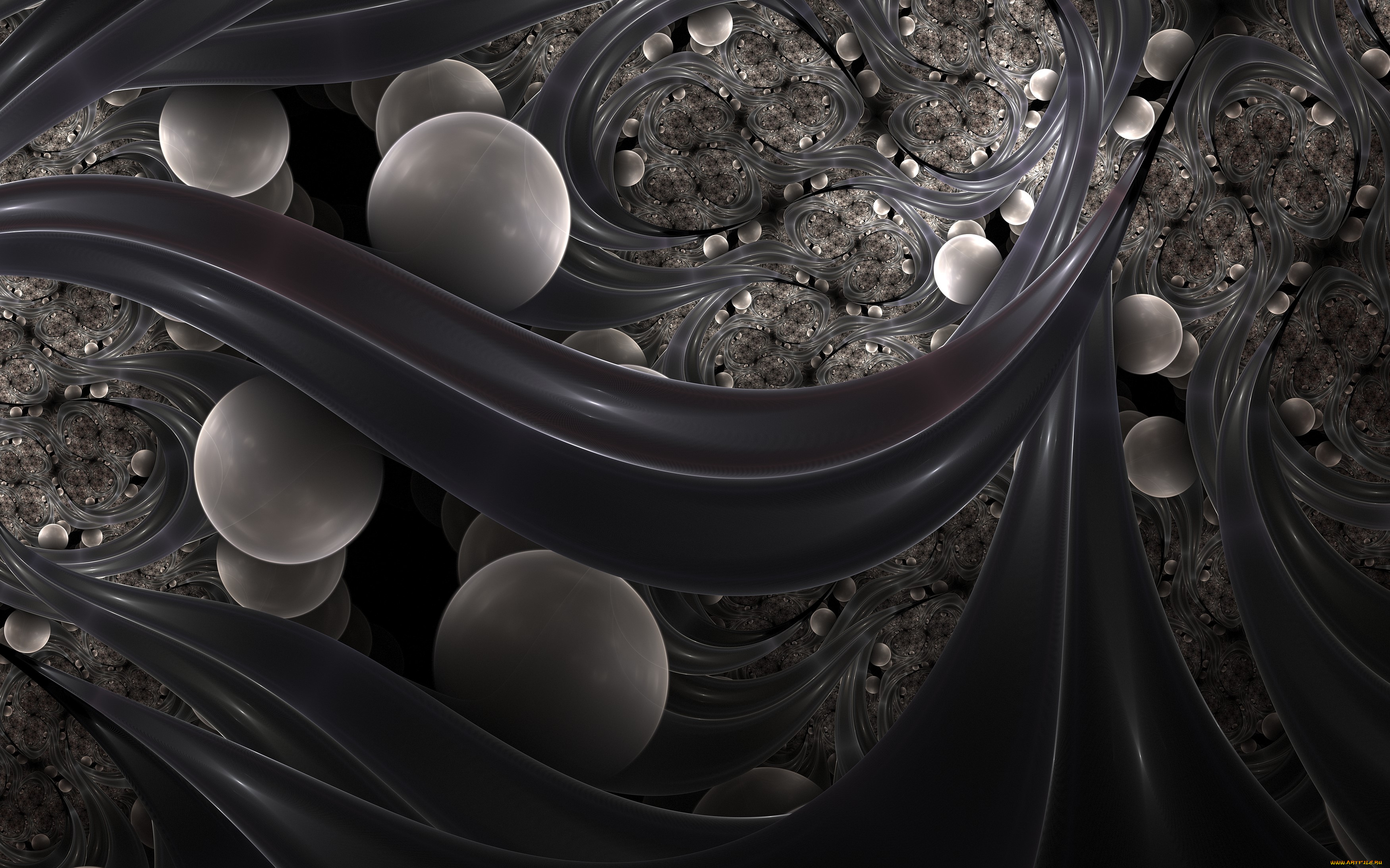 3д, графика, fractal, фракталы, цвета, узор, фон