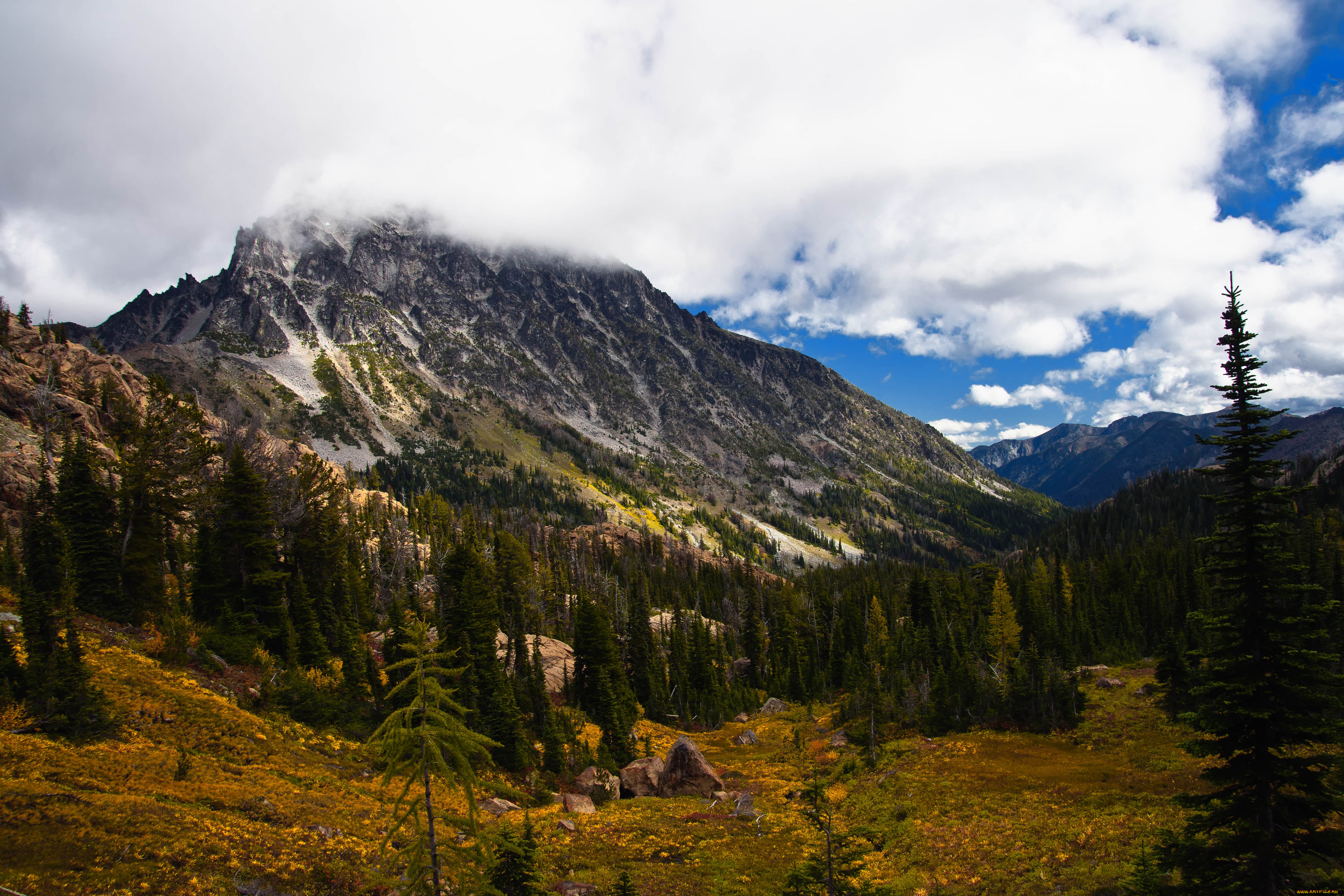 природа, горы, горное, плато