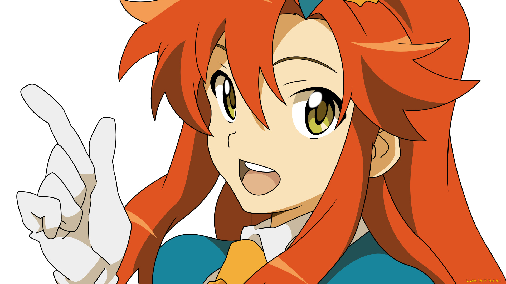 аниме, tengen, toppa, gurren-lagann, лицо, littner, yoko, девушка