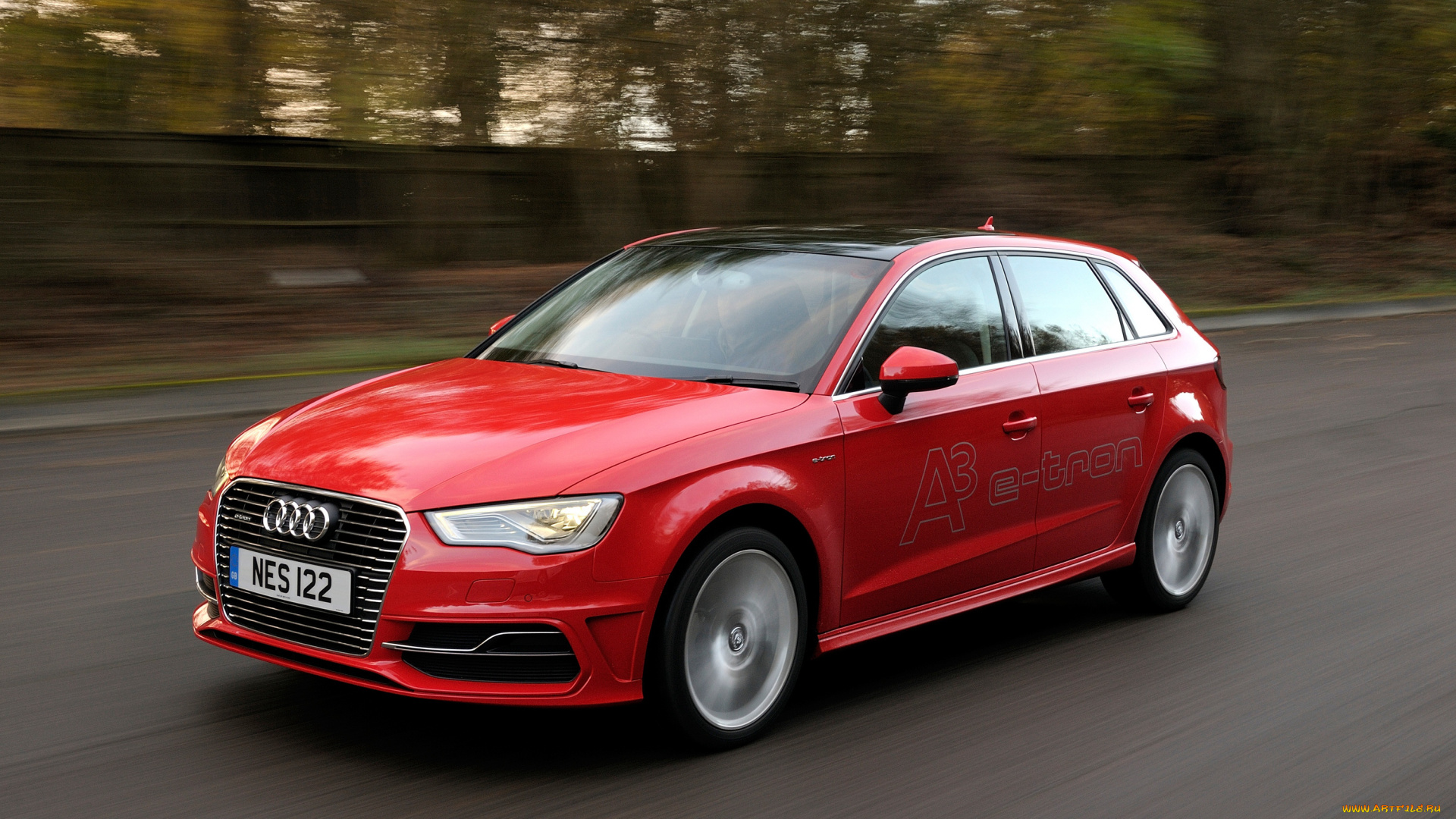 автомобили, audi, красный, 2014г, 8v, a3, sportback, e-tron, uk-spec