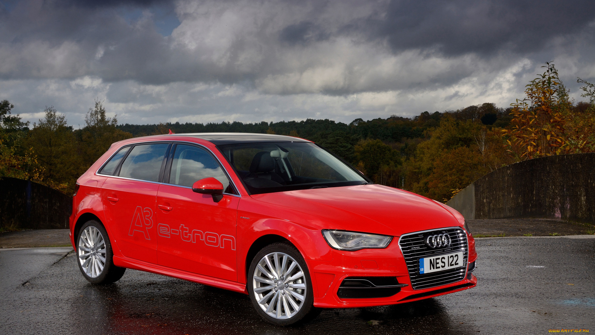 автомобили, audi, красный, 2014г, 8v, uk-spec, e-tron, sportback, a3