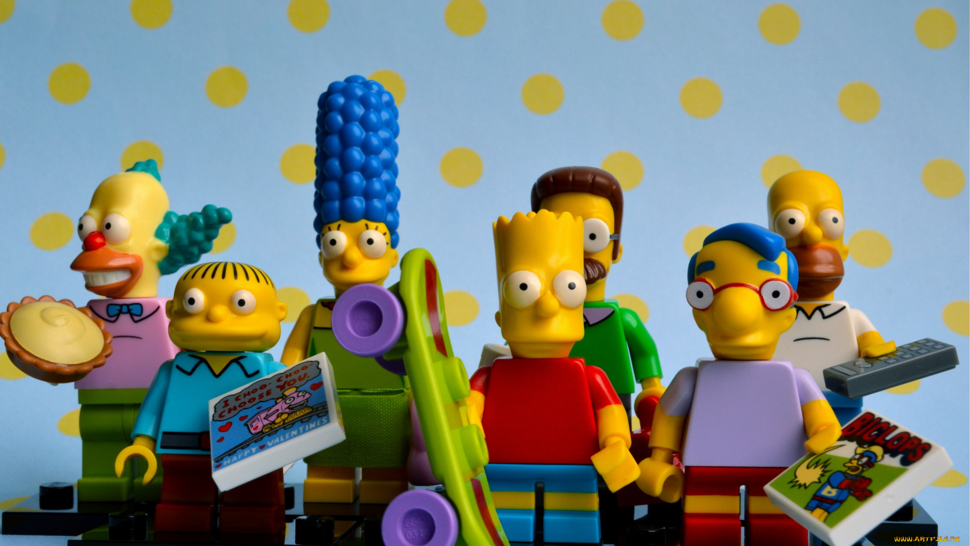 разное, игрушки, лего, симпсоны
