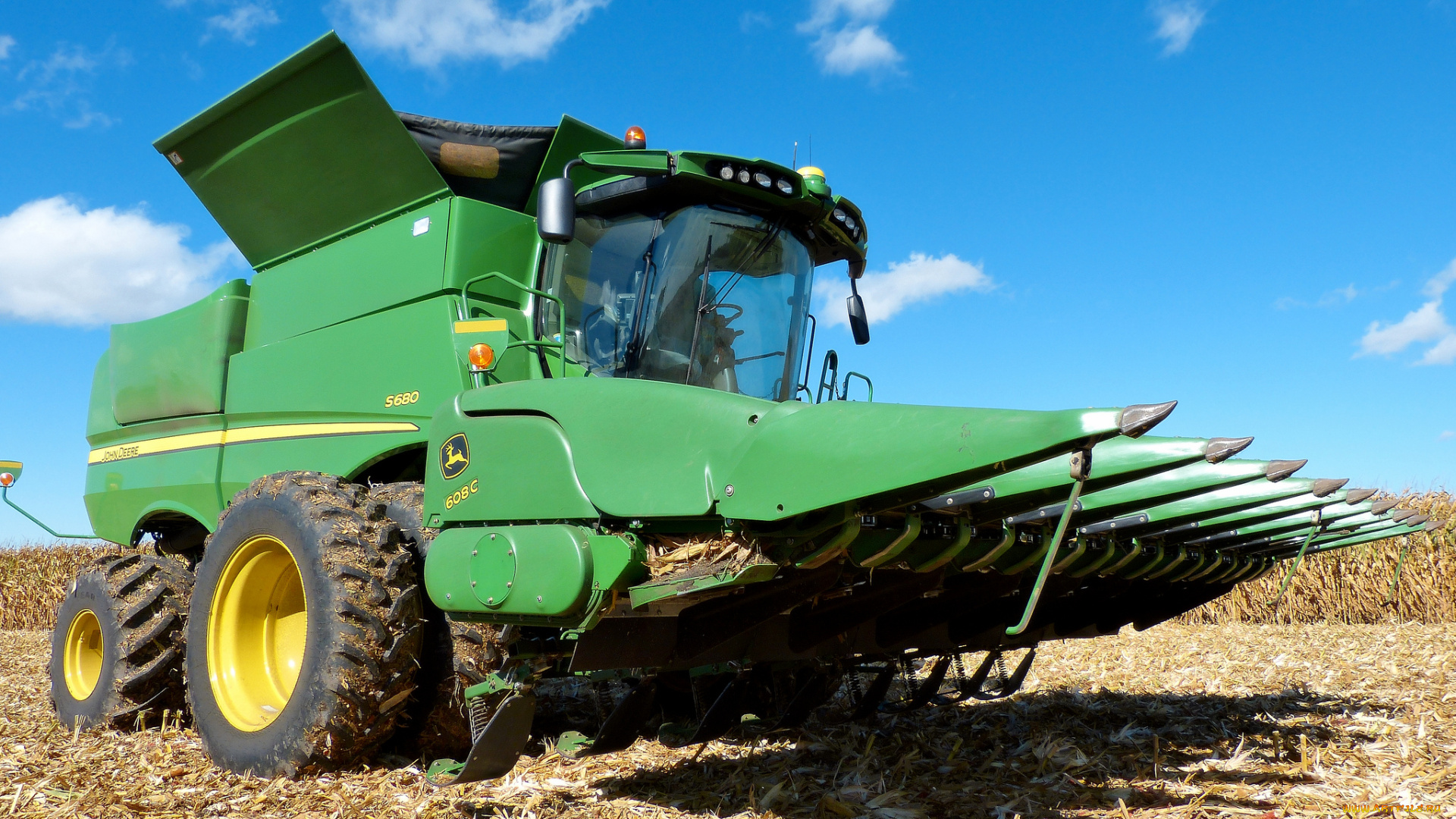 техника, комбайны, комбайн, поле
