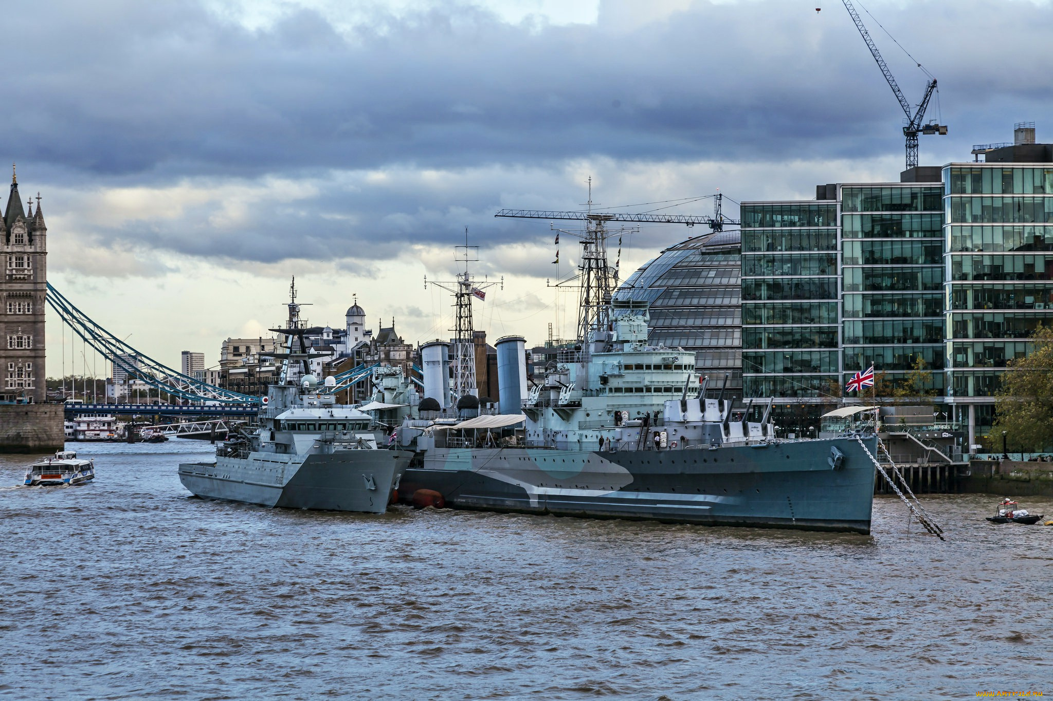 hms, belfast, and, hms, severn, корабли, крейсеры, , линкоры, , эсминцы, боевой, флот