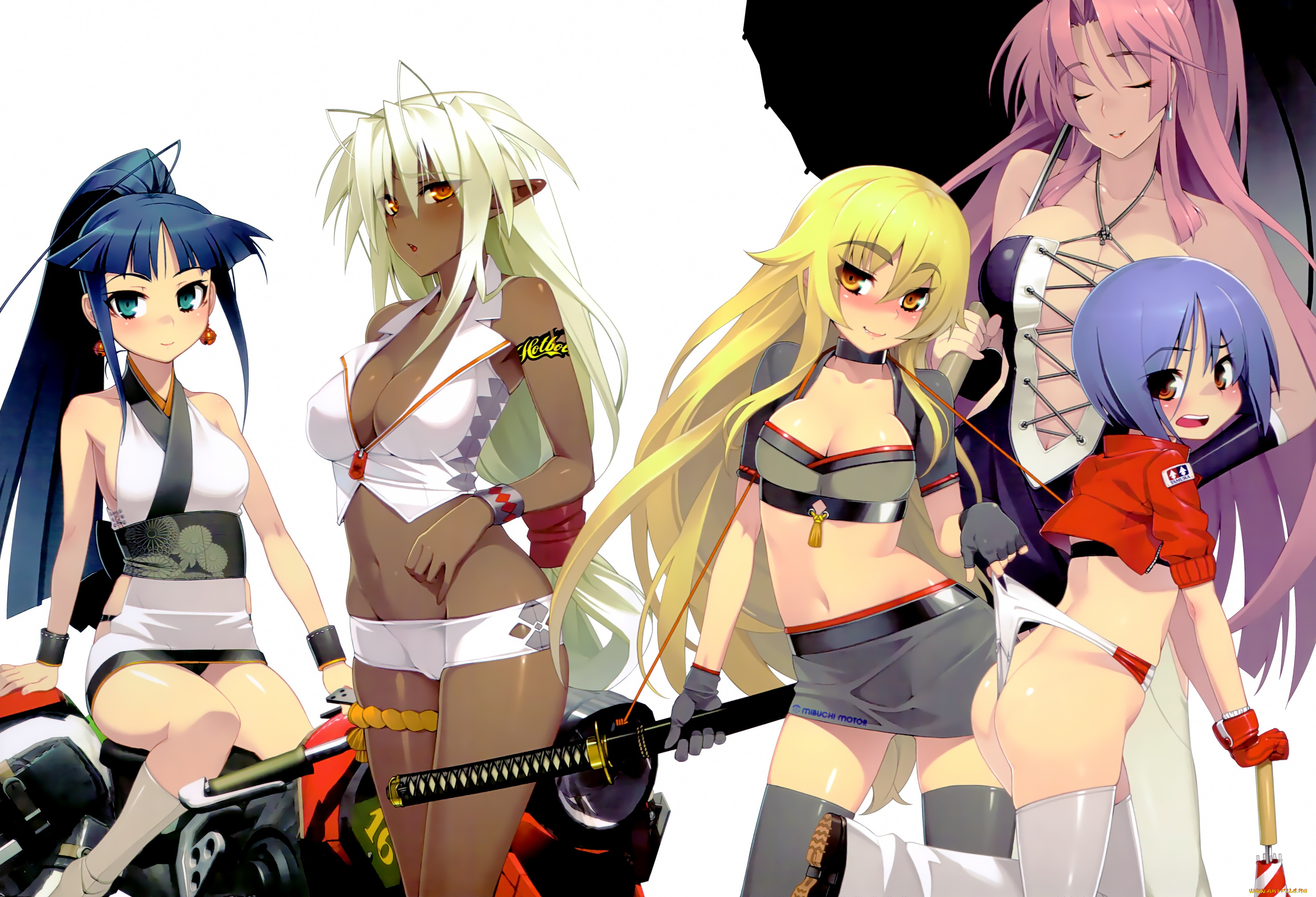 аниме, full, metal, daemon, , muramasa, девушки, секси, арт