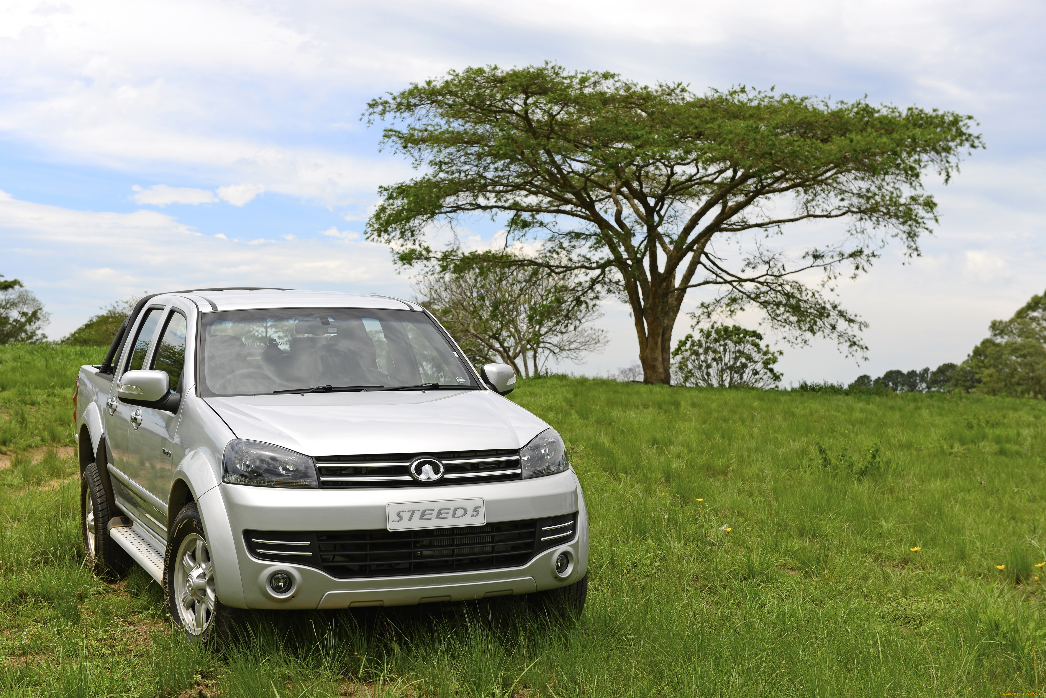 автомобили, great, wall, 5e, steed, gwm, светлый, 2014г, cab, double