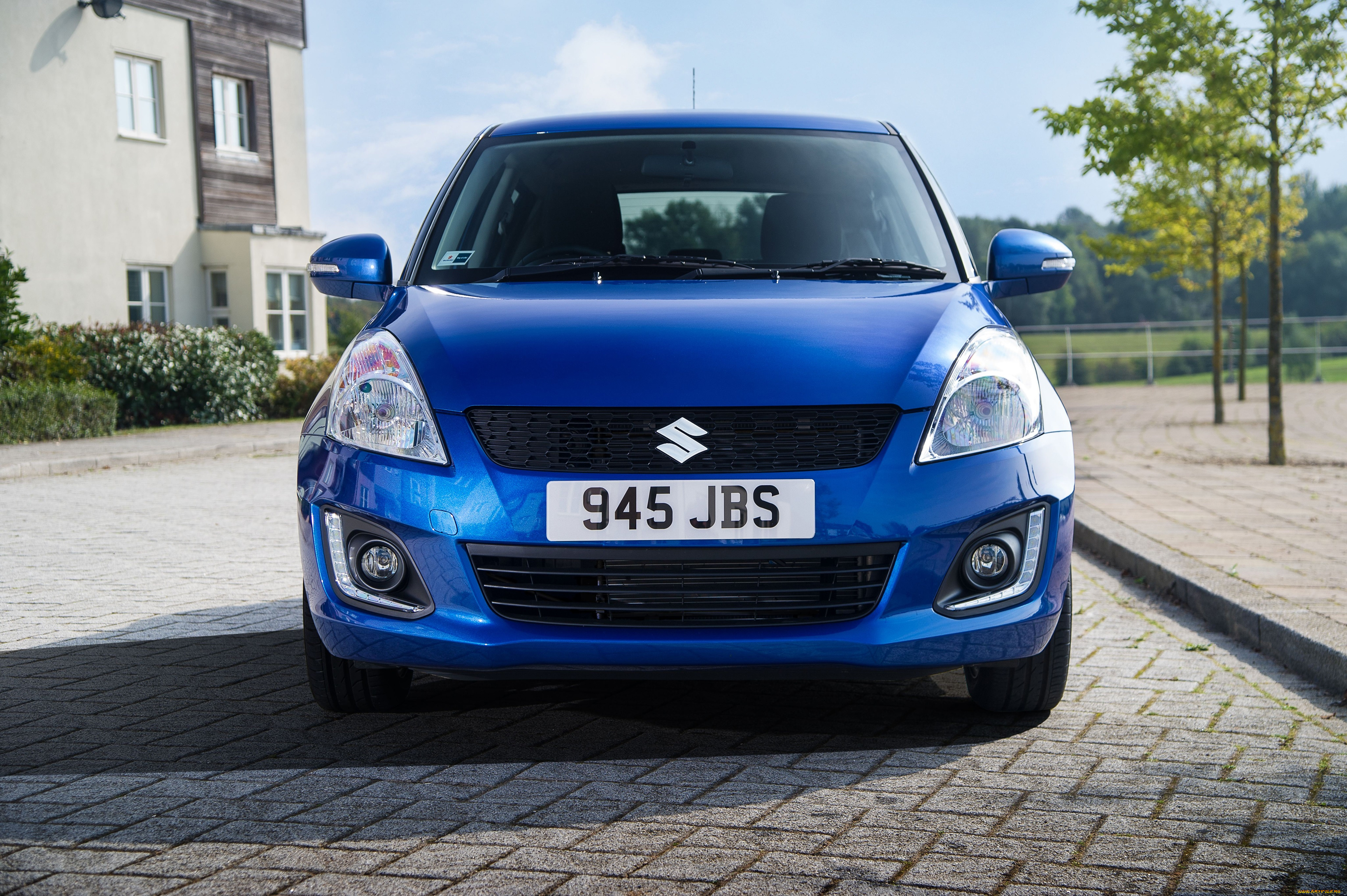 автомобили, suzuki, синий, 2013г, uk-spec, 5-door, swift